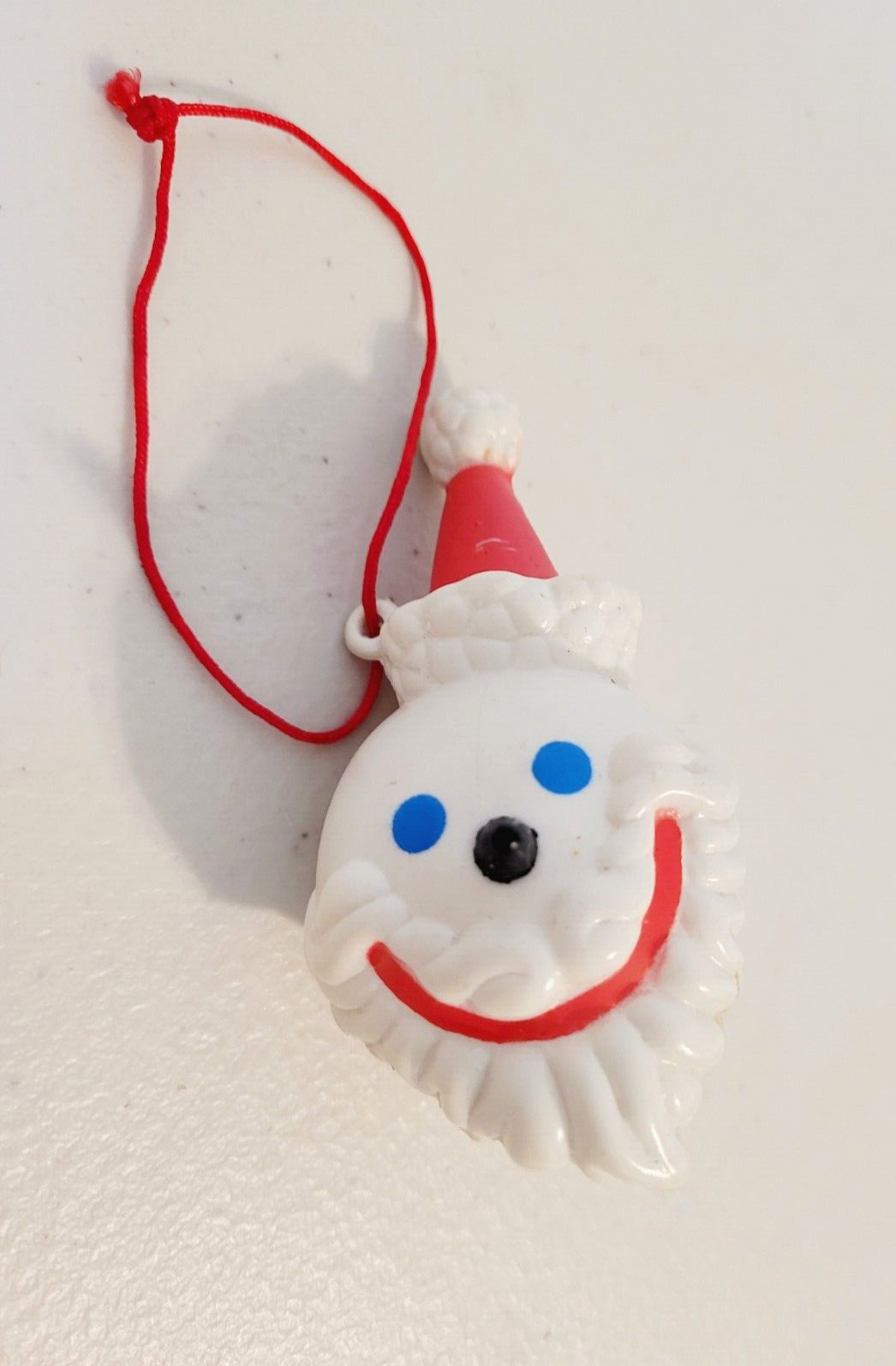 Vintage Jack In The Box Restaurant Mascot Plastic Christmas Ornament 3.5″