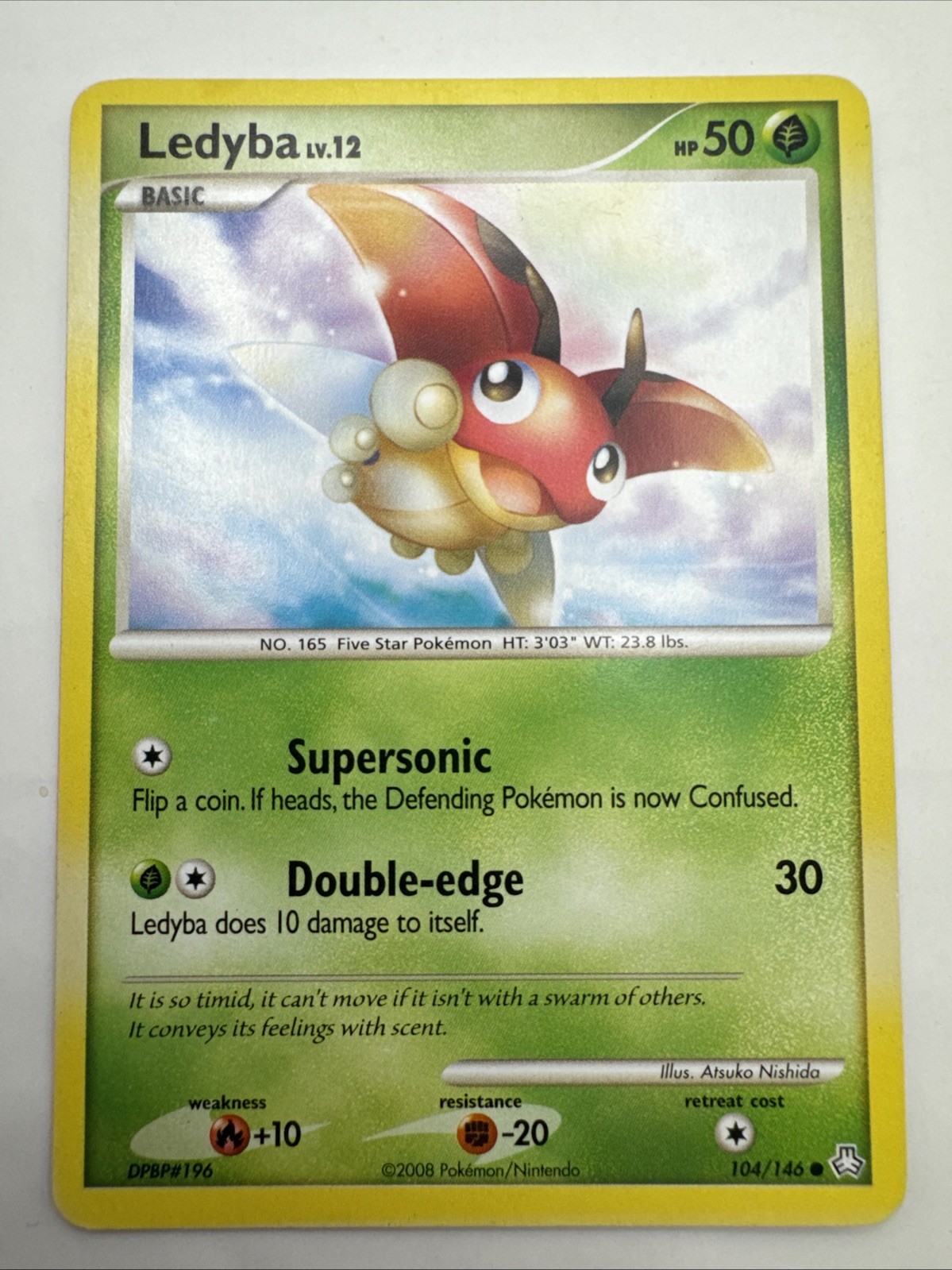 Ledyba 104/146 Legends Awakened Pokemon Card