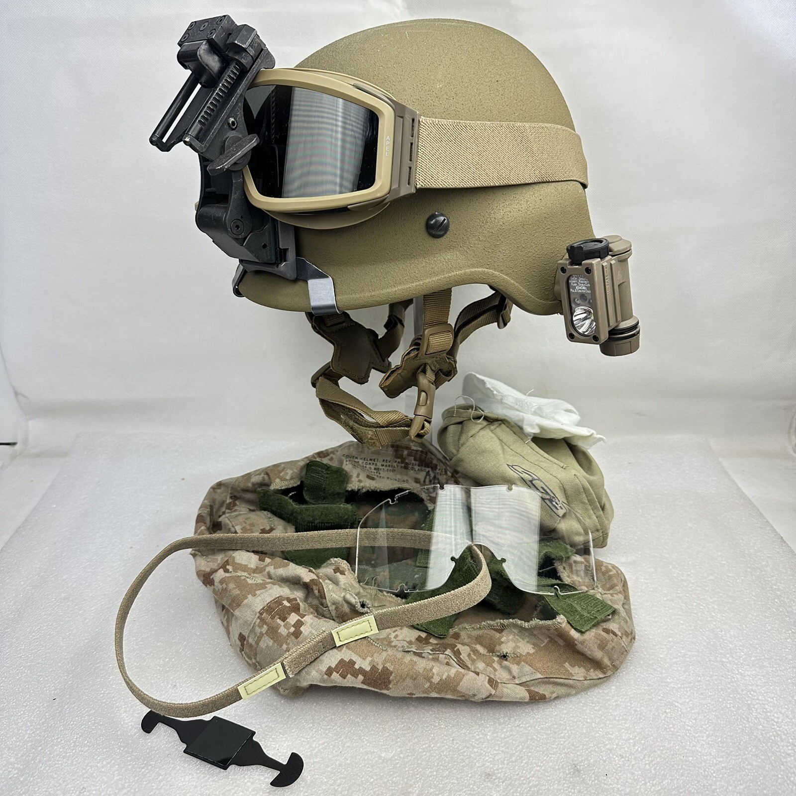 Medium USMC LWH Lightweight Helmet Package Norotos ESS IR USGI US Marines Marpat