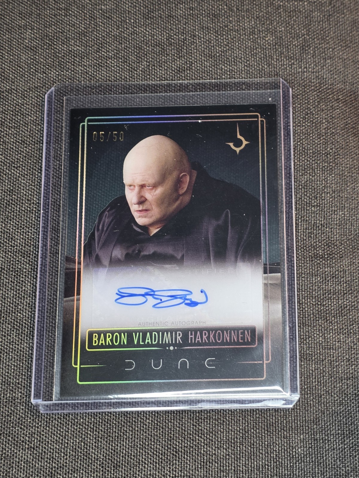 2024 Topps Chrome Dune Stellan Skarsgard as Baron Harkonnen Acrylics Auto #37/50