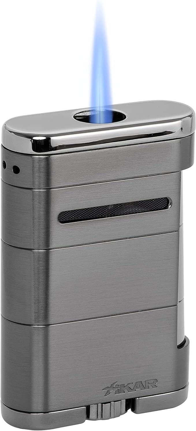 XIKAR Allume Triple Jet Tabletop Lighter, Gunmetal