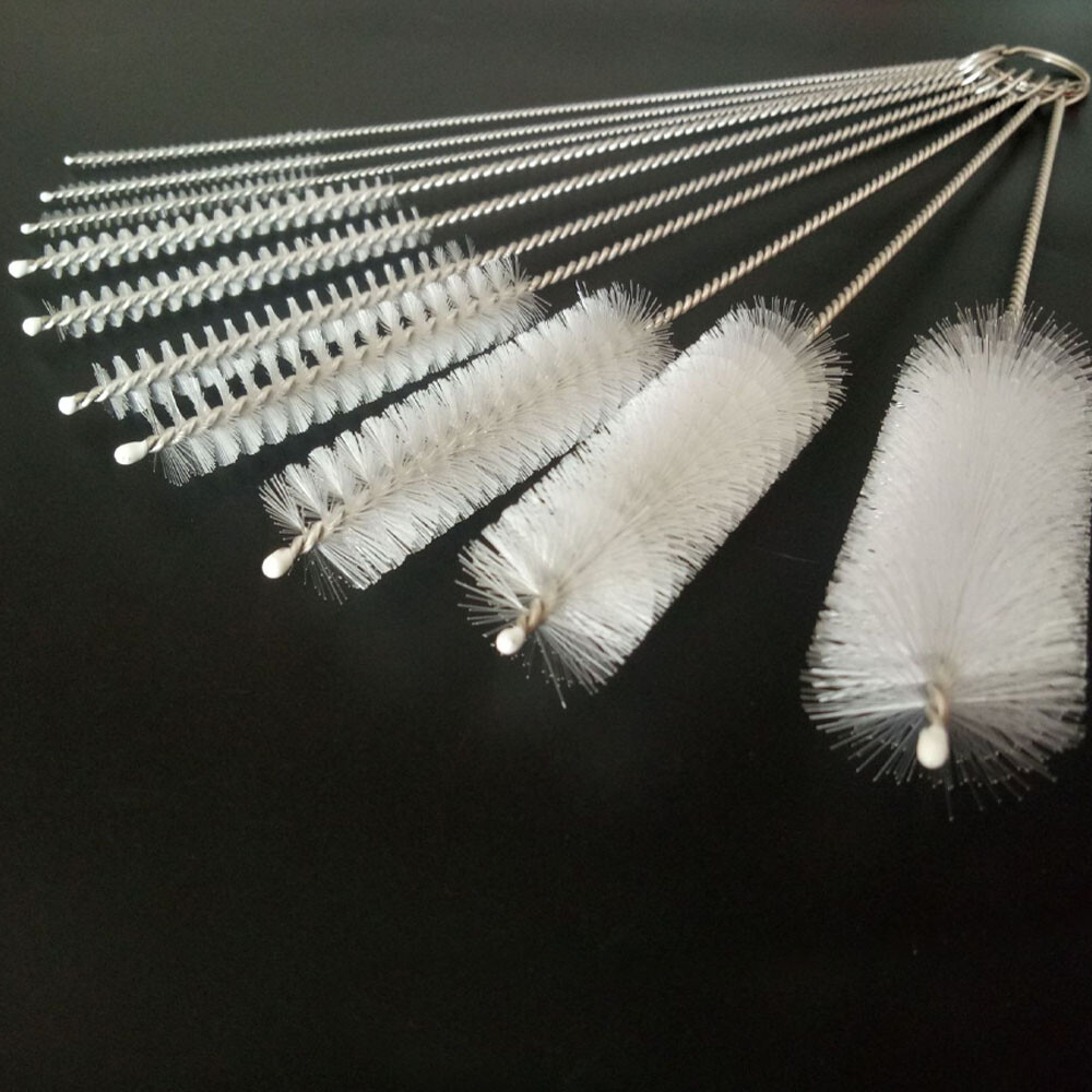 10x Nylon Stainless Steel Pipe Cleaners Brush Smoking Tobacco Pipe Cleaning Tool