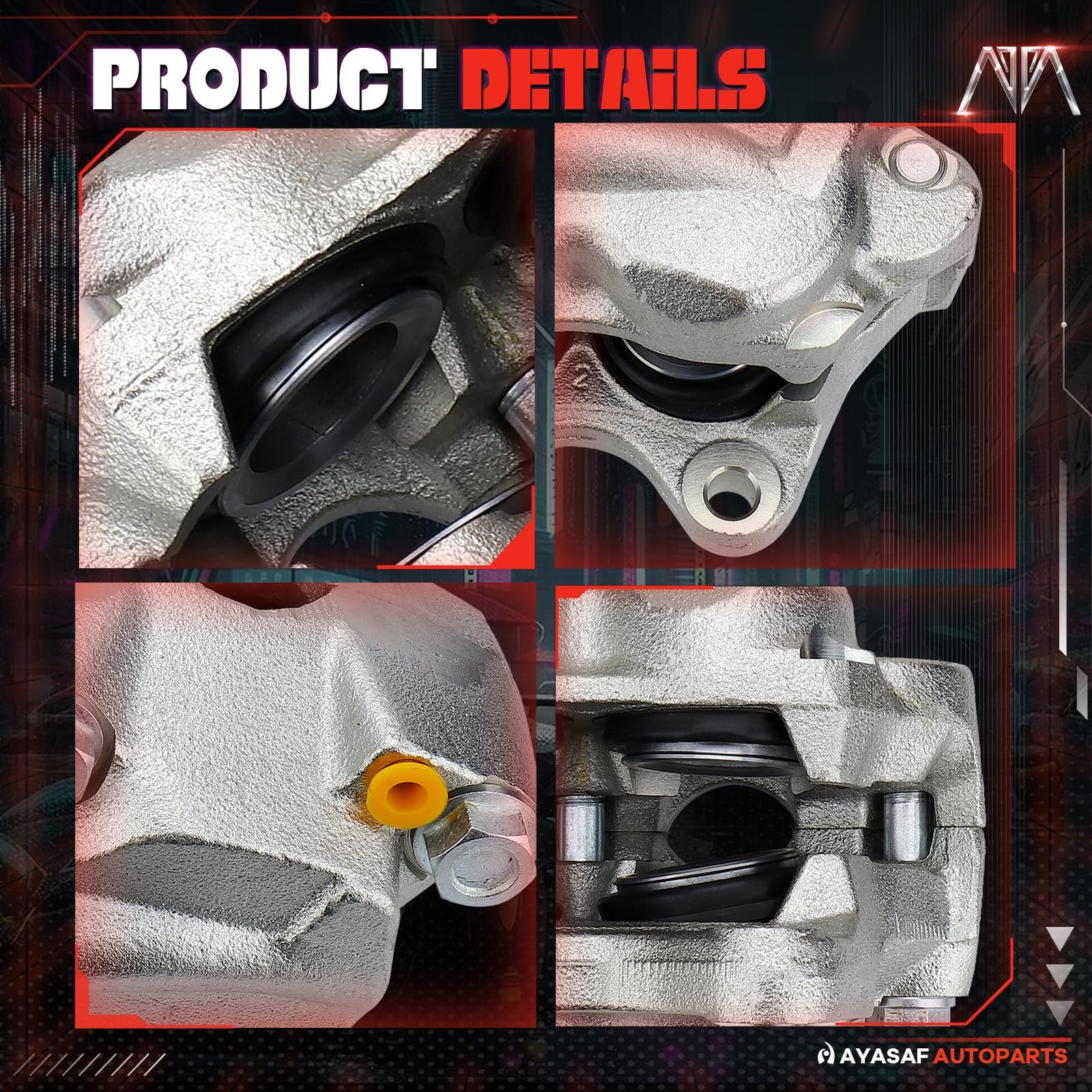 MAYASAF 184497 Front Both Driver&Passenger Side Brake Caliper for AMC…
