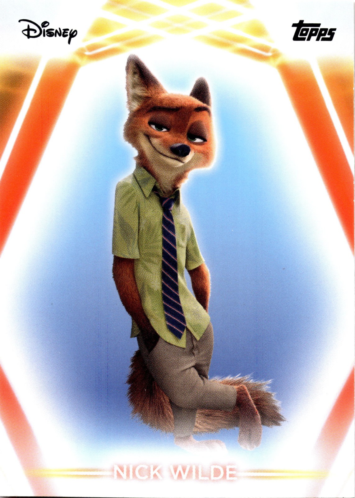 2026 Topps Disney Neon Nick Wilde #61 Zootopia