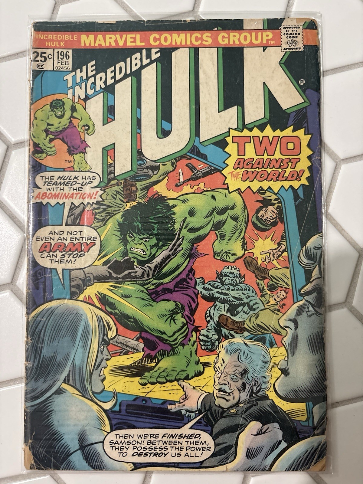 The Incredible Hulk #196 (Marvel Comics February 1976)