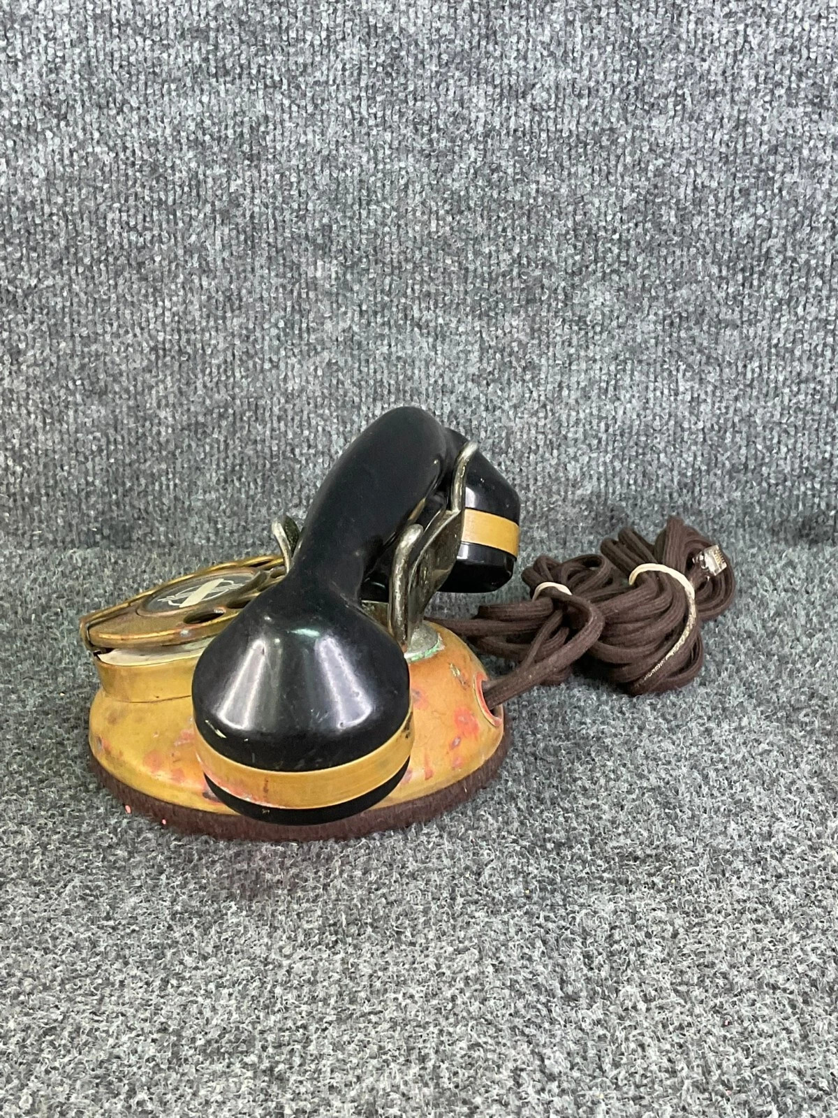Antique Automatic Electric 1A Brass Dial Telephone Base Vintage Antique