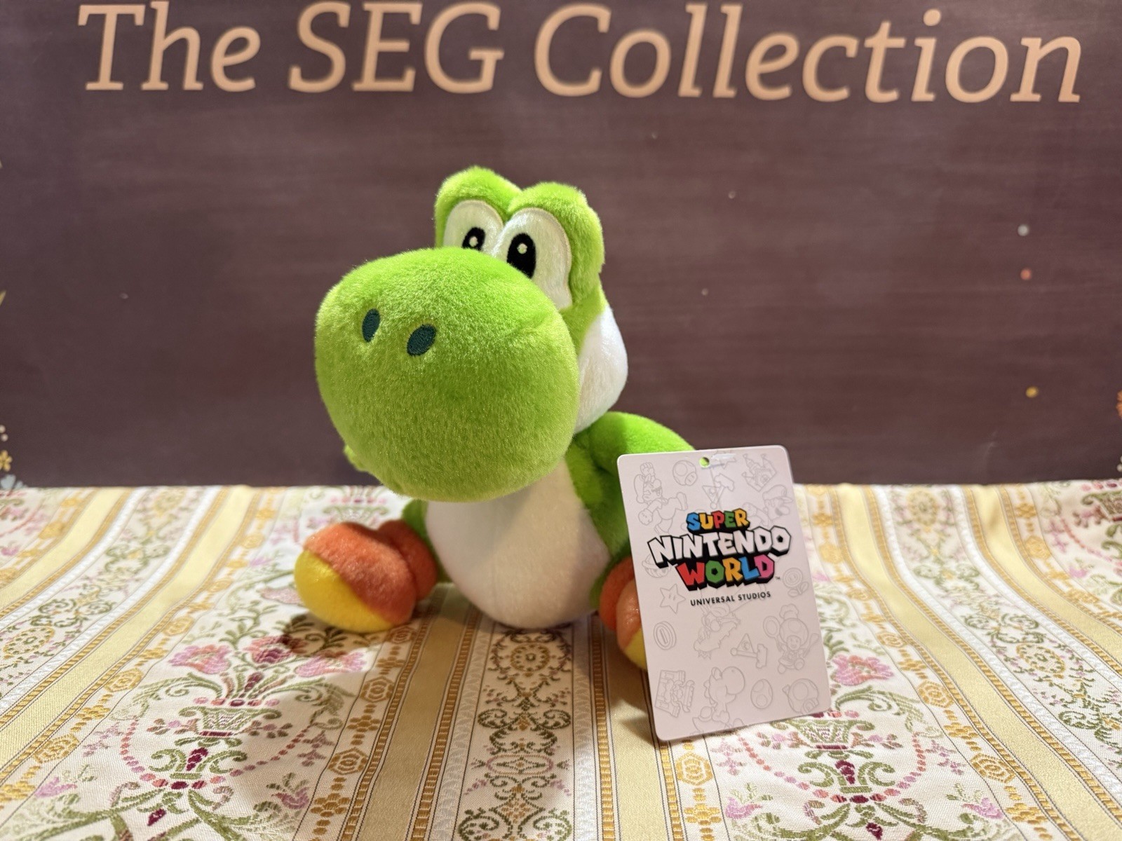 Epic Universe Super Nintendo World Green Yoshi 7” Plush NWT