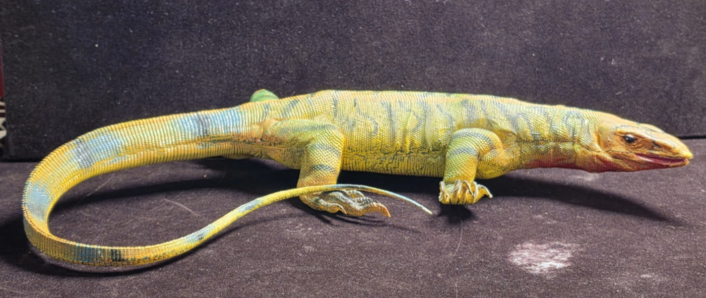 Monitor Lizard Replica Green Realistic PVC AAA