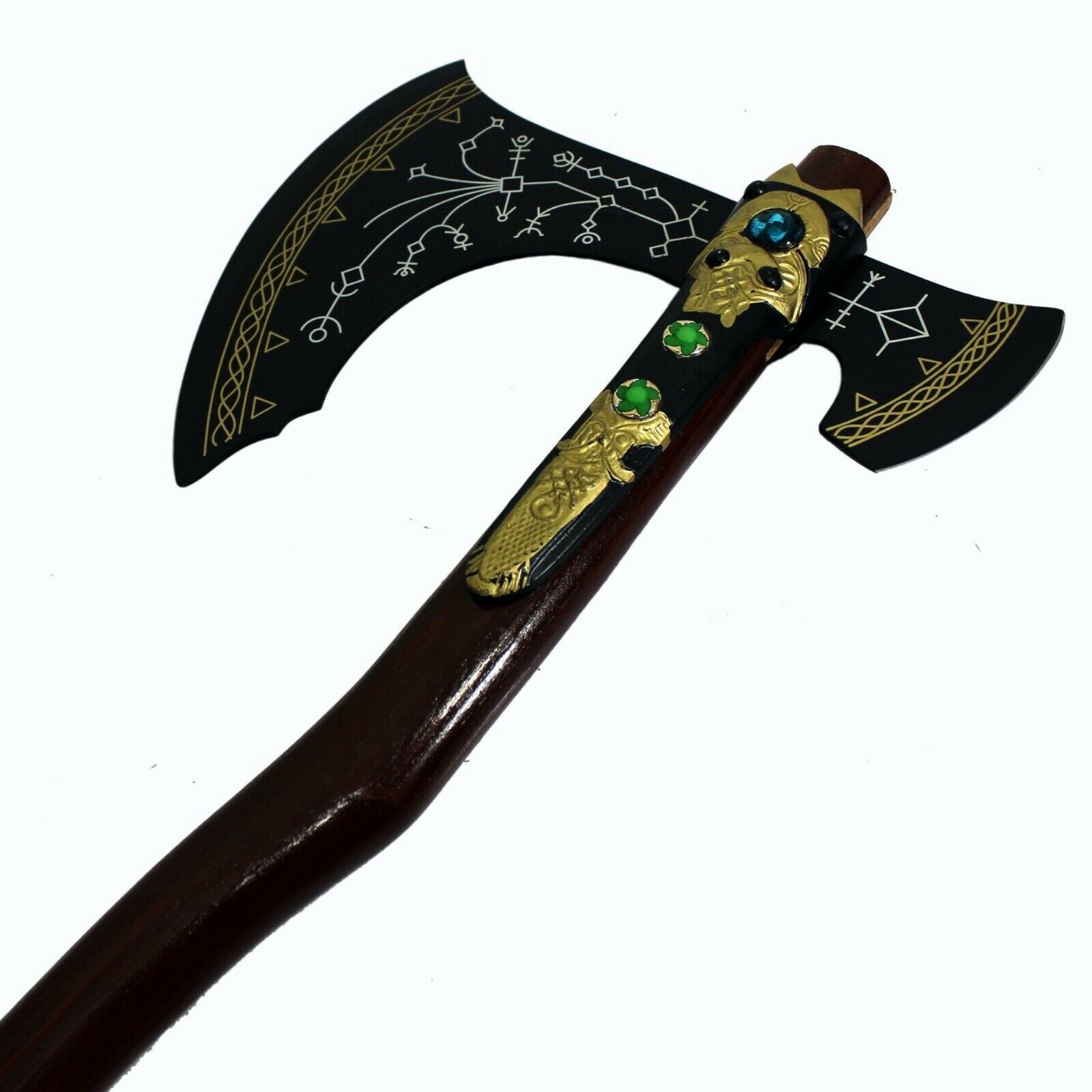 Beautiful handmade Medival God of War Kratos Axe Fully Handmade Replica