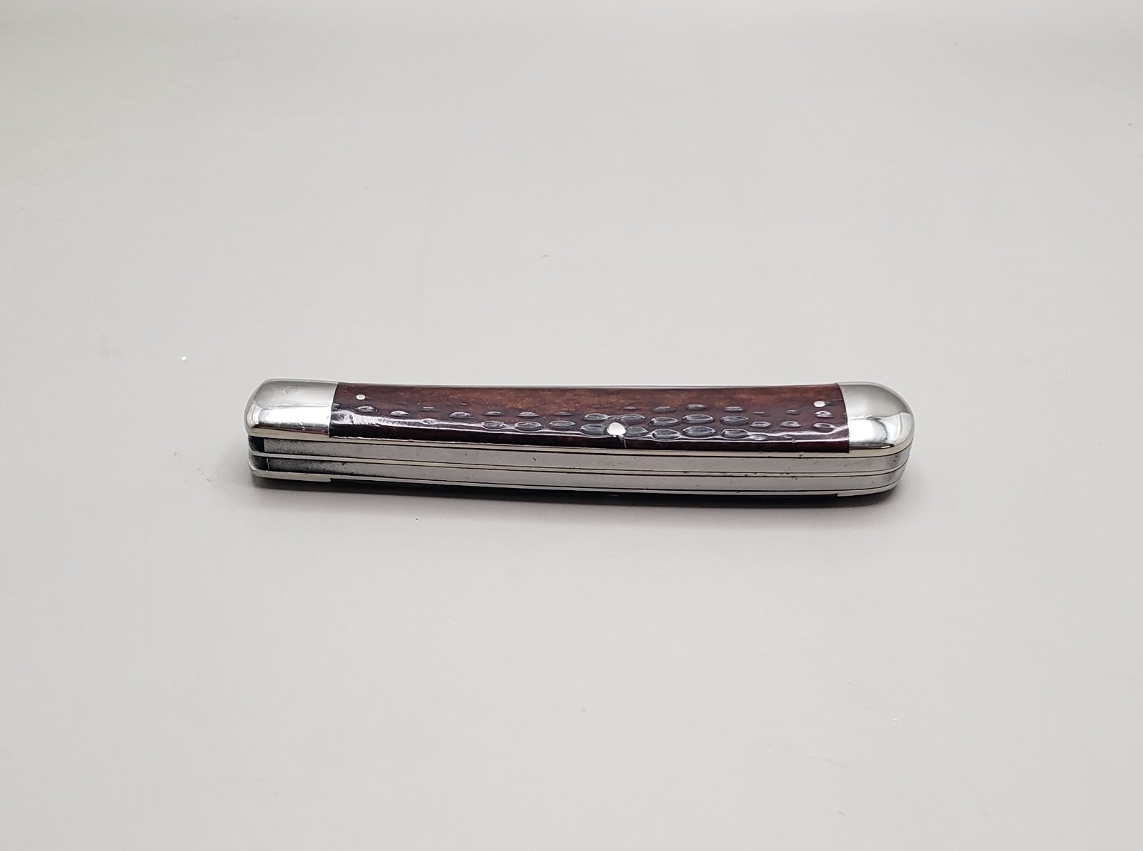 CASE XX 6254 Large Trapper Knife Red Bone Used 1940 – 1964