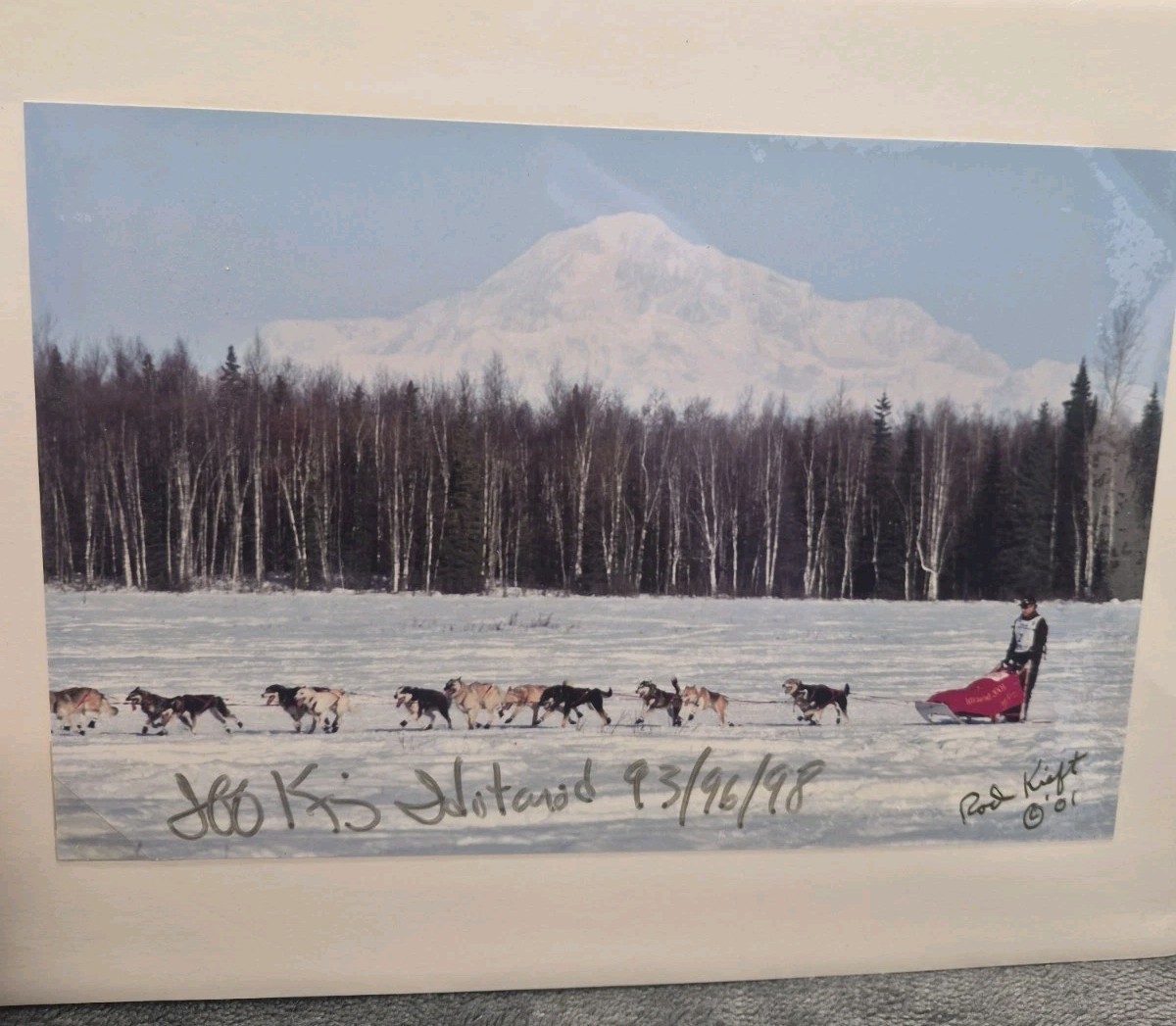 ROD KIEFT SIGNED ORIGINAL Photograh Willow Alaska “King And The Mountain ” 0103