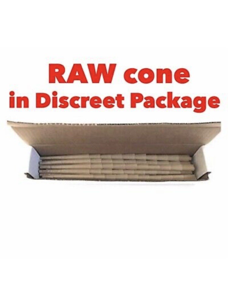 (50 Cones) AUTHENTIC RAW Classic 1 1/4 Size Pre-Rolled Cones 100% AUTHENTIC!!!!!