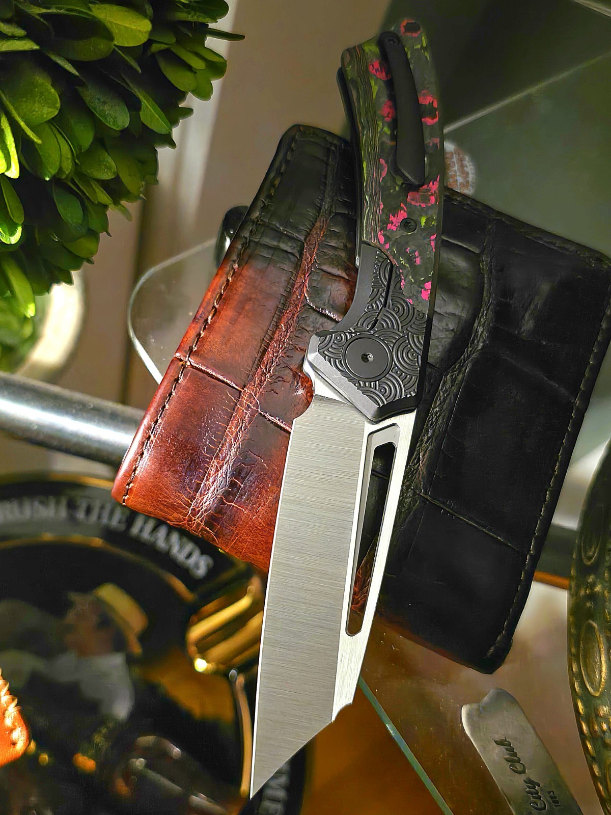🌟EXCLUSIVE! VANAX! GECKO KNIFEWORKSxURBAN SEIGAIHA WATERMELON CF PICTUSV2 VANAX
