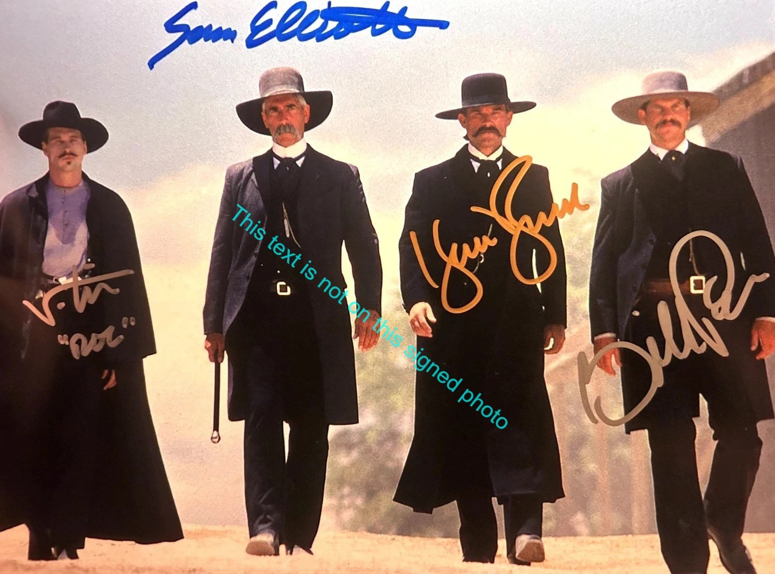 Tombstone Movie Cast Signed Autographed 8×10 Photo Western Film Print HD061