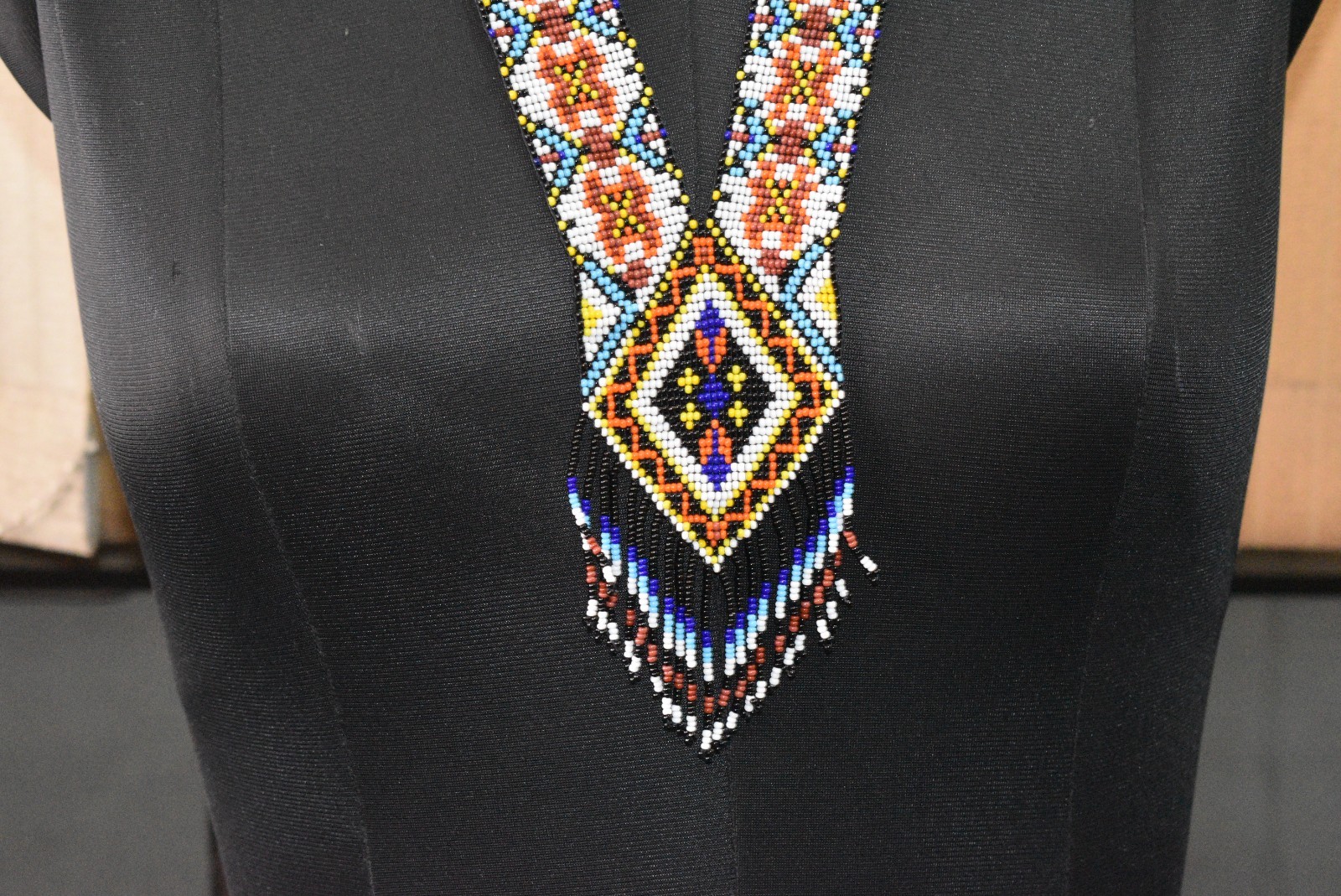 Handmade Boho Beaded Necklace Multi Strand Southwestern Native-Style Jewelry