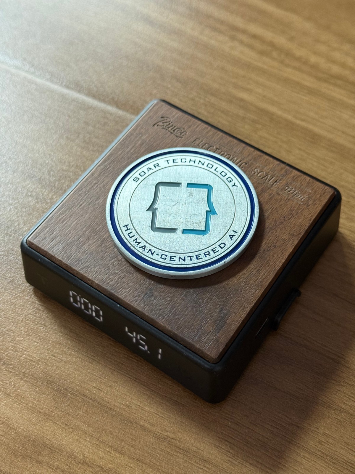 SOAR Technology Human Centered AI Core Values Challenge Coin 3#G