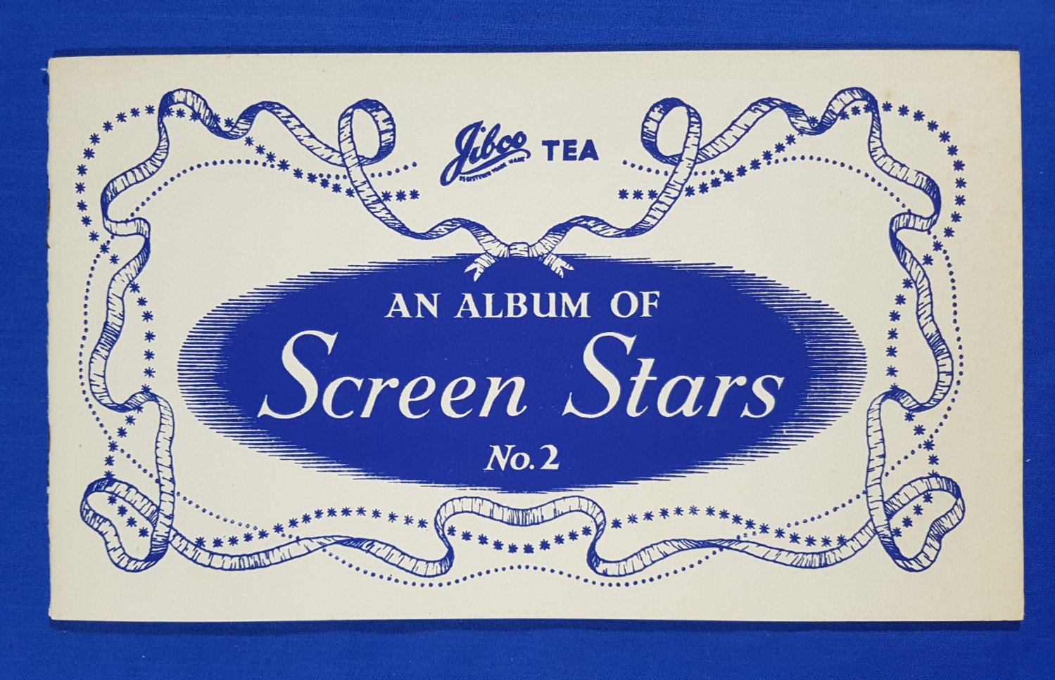 Jibco Tea Card Album SCREEN STARS 2nd Edition (1956) EMPTY Album
