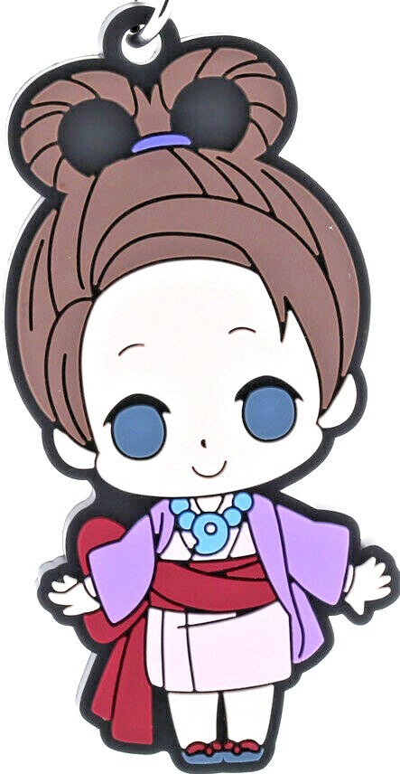 Ace Attorney Phoenix Wright Gyakuten Saiban Trading Rubber Strap Charm Pearl Fey