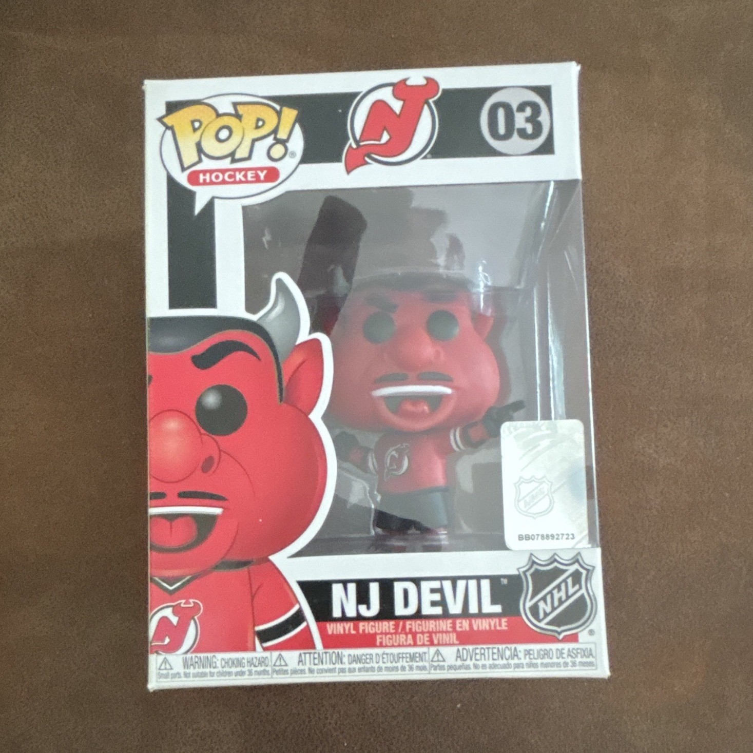 Funko Pop! Hockey NJ Devil #03 NHL Ice Hockey Vinyl Figure 2019