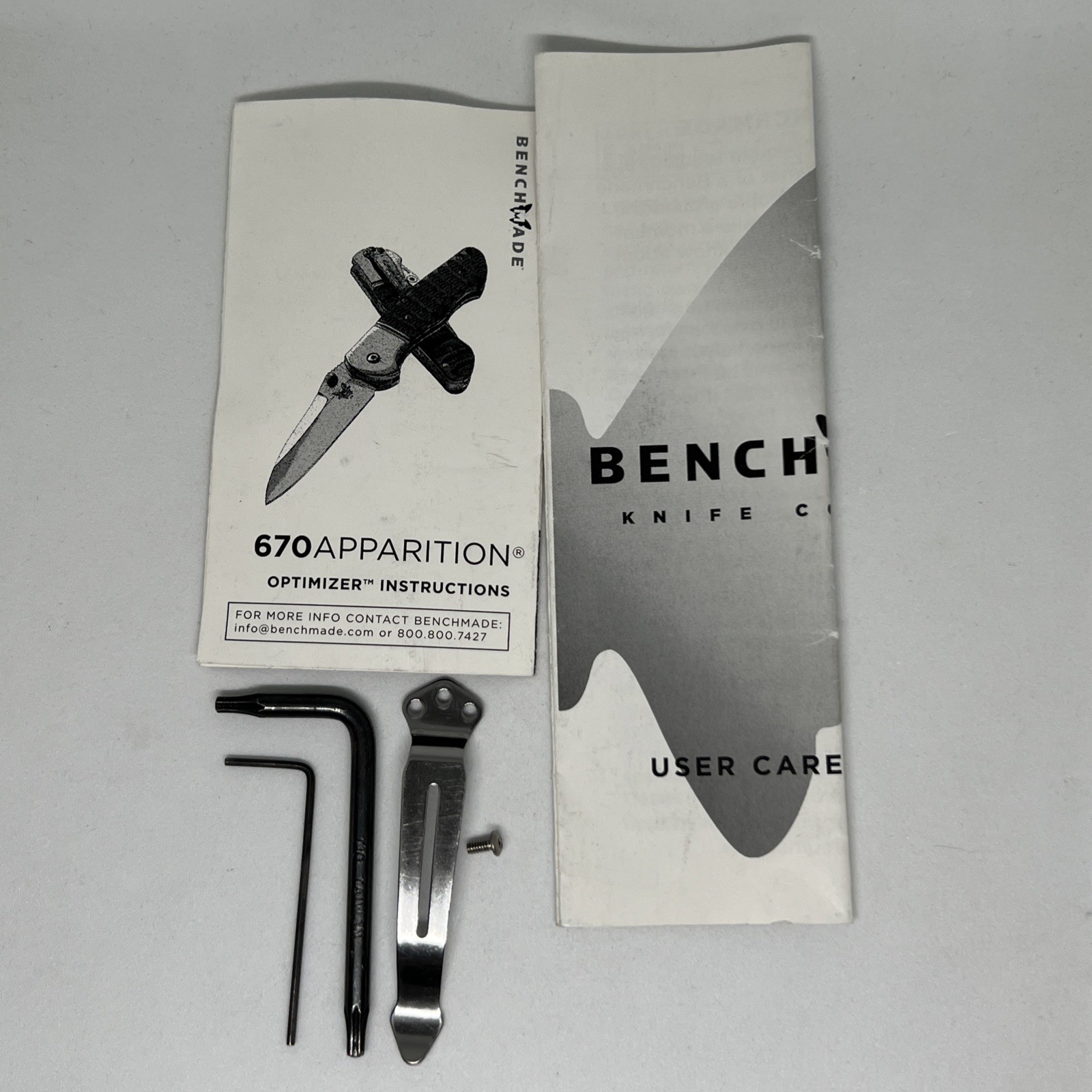 Benchmade 670 APPARITION w/Optimizer Pocket Knife