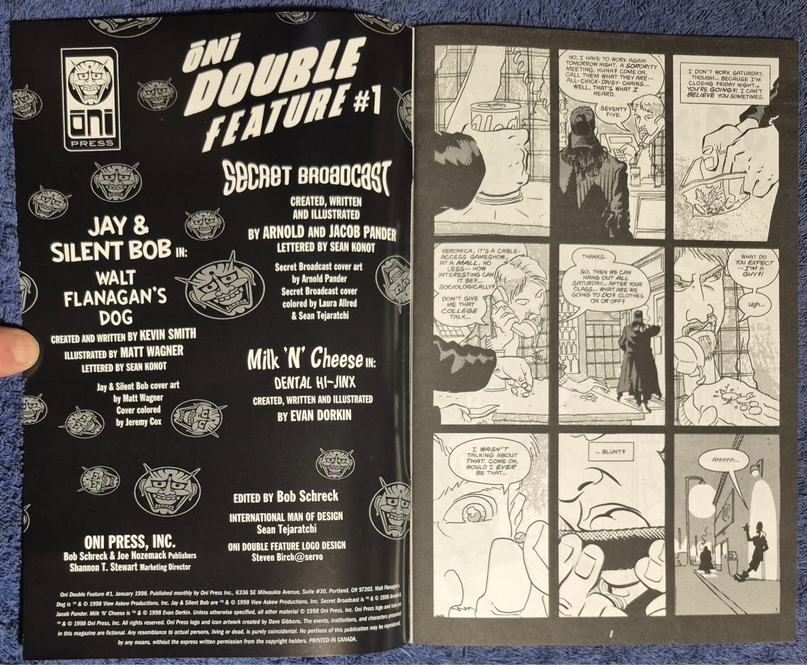 CLERKS JAY & SILENT BOB COMIC BUNDLE NM ONI PRESS KEVIN SMITH BLUNTMAN CHRONIC