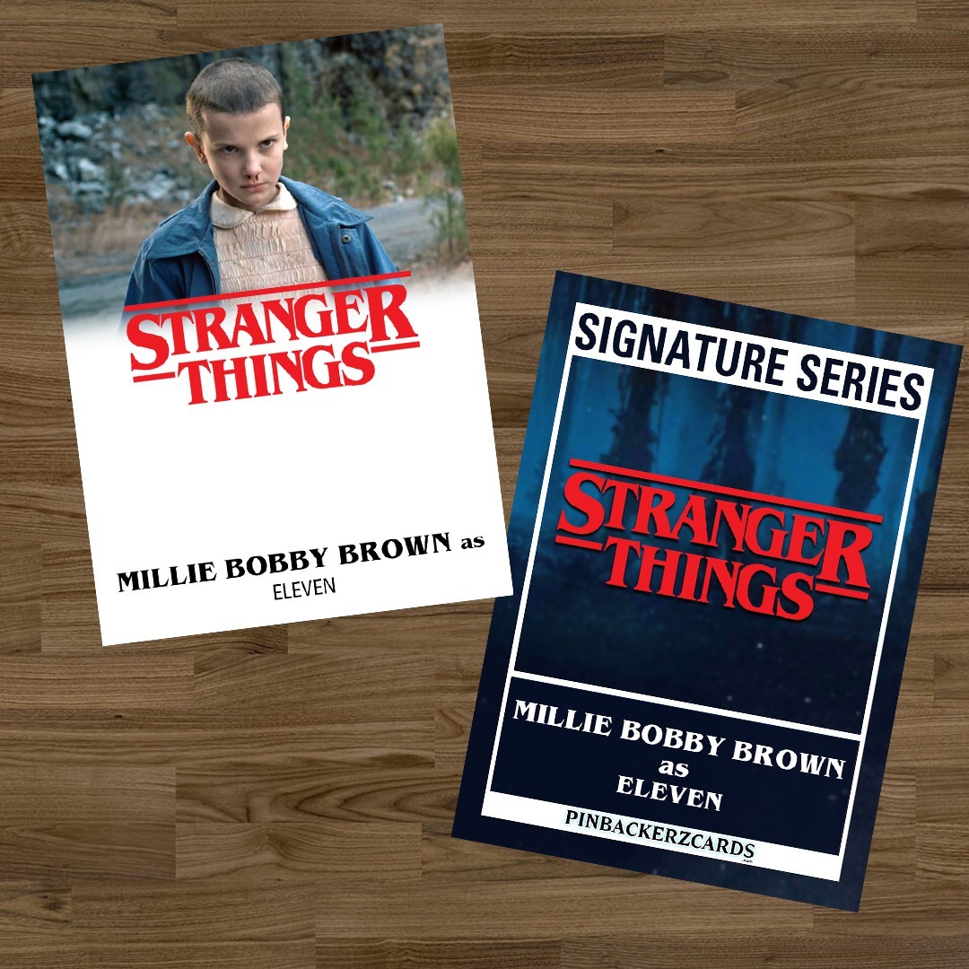 Stranger Things Autograph Trading Card Convention Ready Signature Cards