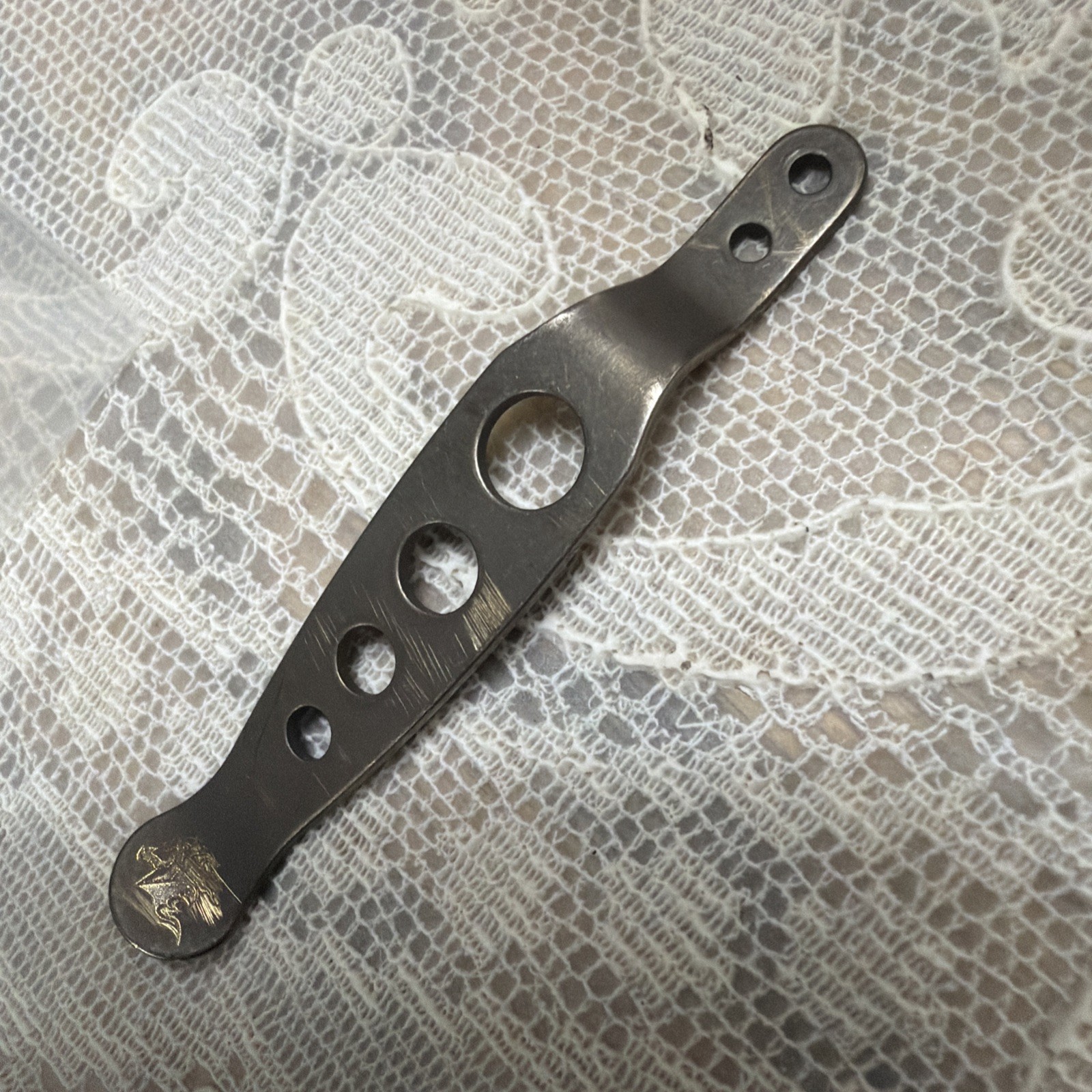 Hinderer BPU Bronze Holey Titanium Clip