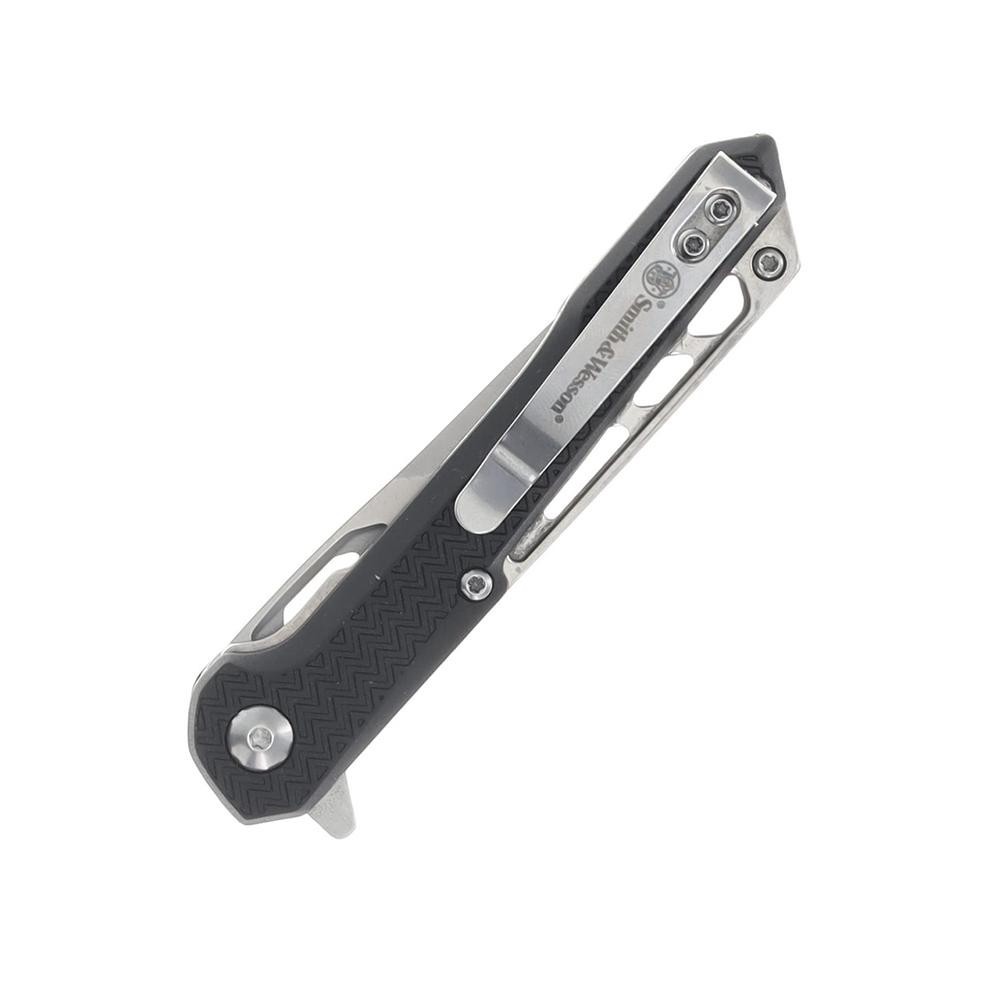 Smith & Wesson Tactical Folding Knife 3″ Drop Point Blade Black 1227070