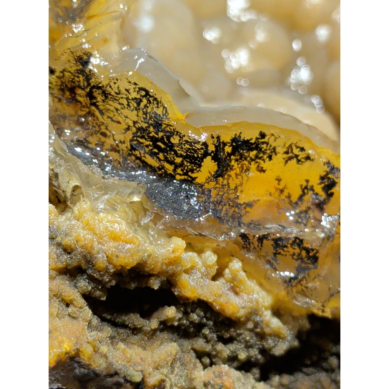 Thunder Egg Yellow Botryoidal Specimen Natural Form (1lb 10oz)