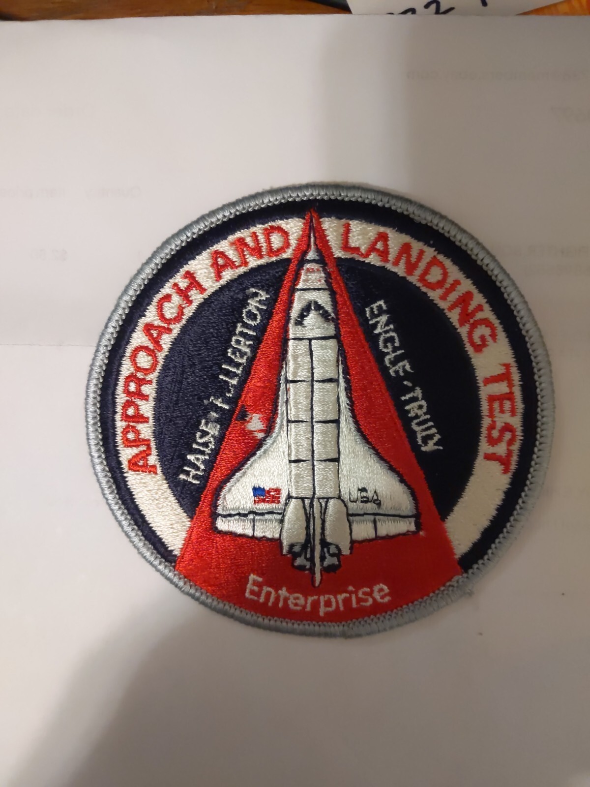 NASA / Space Shuttle Color Patch ‘ENTERPRISE APPROASH AND LANDING ‘ 4 X 4 INCH