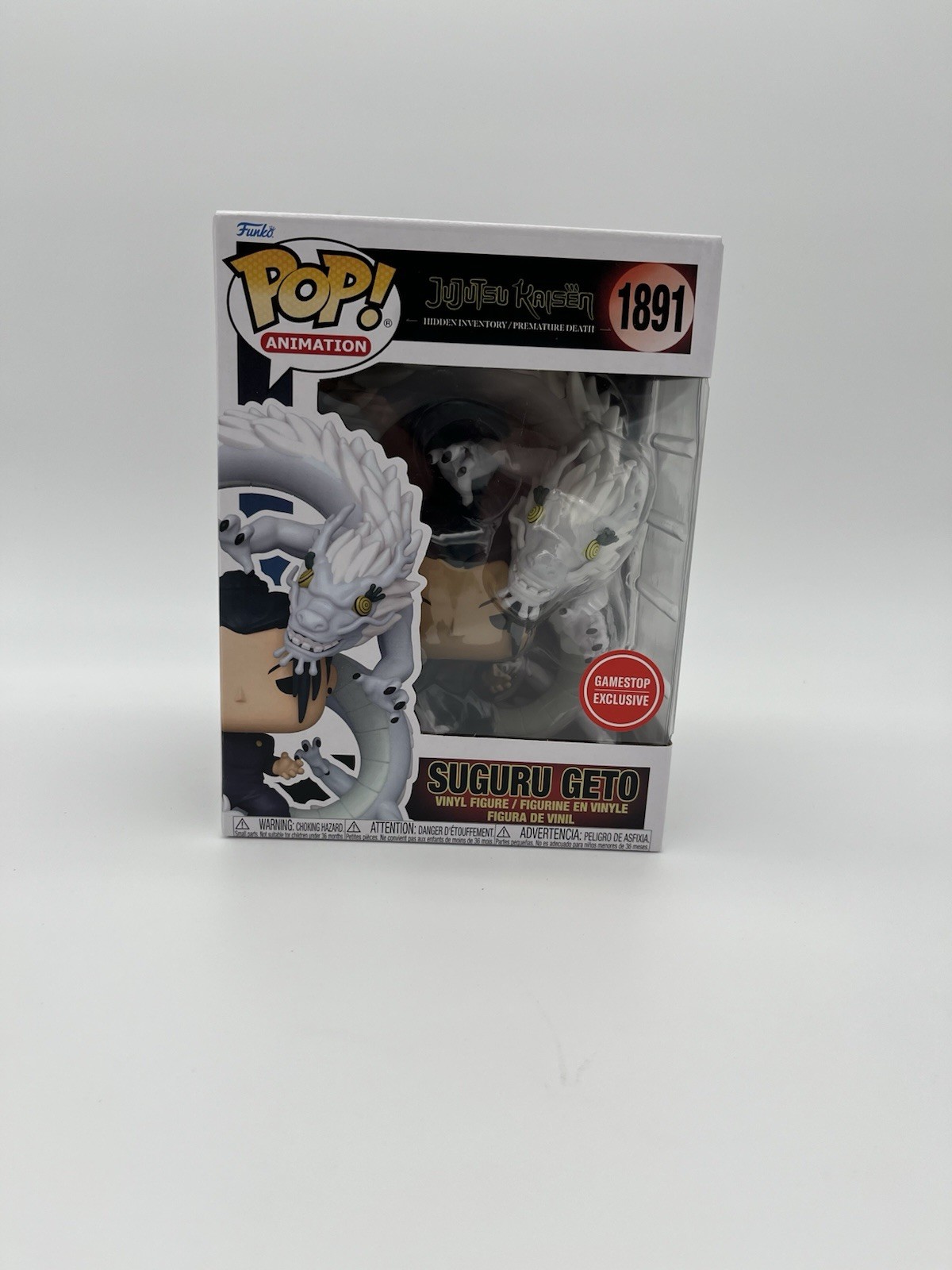 Funko Pop! Premium: Jujutsu Kaisen – Suguru Geto and Cursed Spirit Dragon #1891