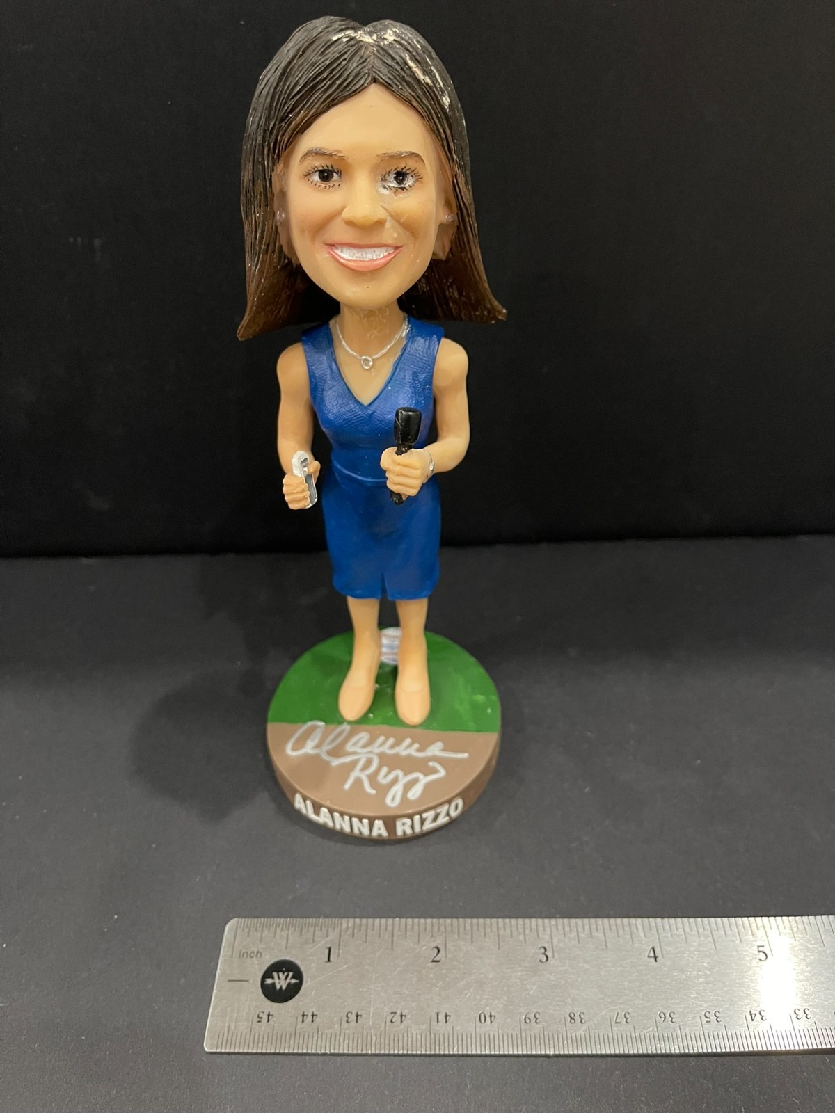 SIGNED NEW Alexander Global Ultimate Pastime Alanna Rizzo Bobblehead **READ**