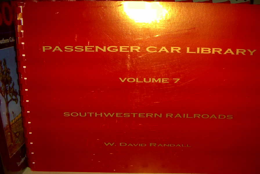 RPC PUBLICATION INC., PASSENGER CAR LIBRARY BUDD VOL. 7 SOUTH WESTERN RRS SB NEW
