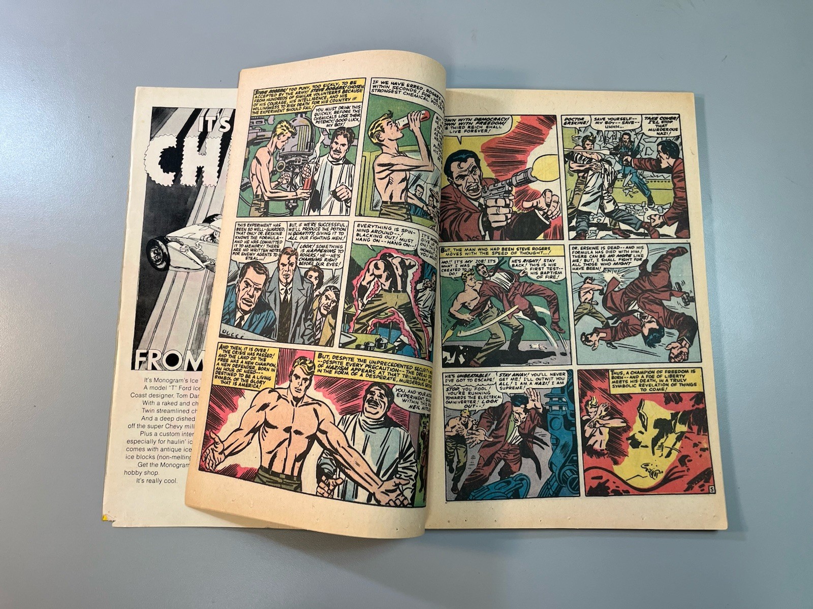 Captain America King-Size #1 1970 🔑Origin Cap retold/Severin Cvr/Kirby interior
