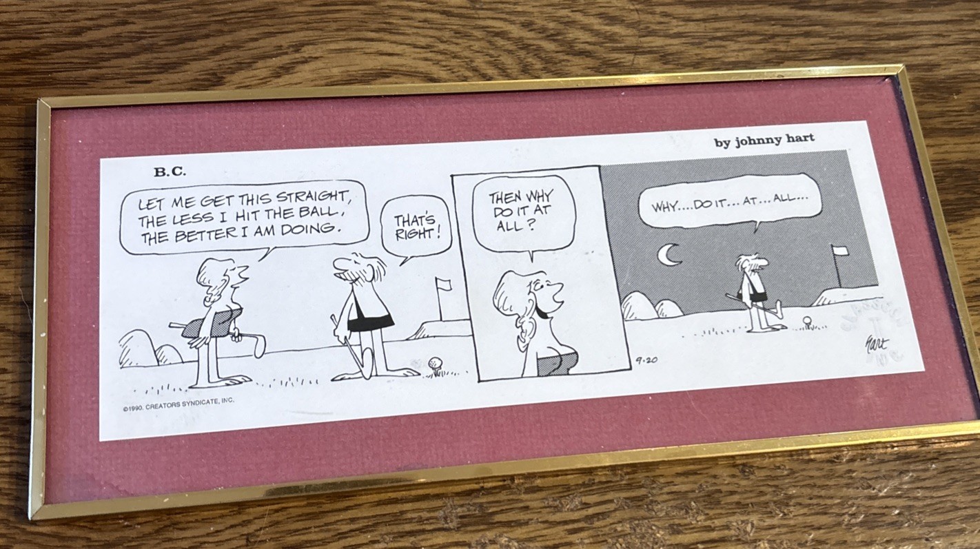 Vintage BC By Johnny Hart Comic Strip Retrospective Edition Framed Classcom Inc
