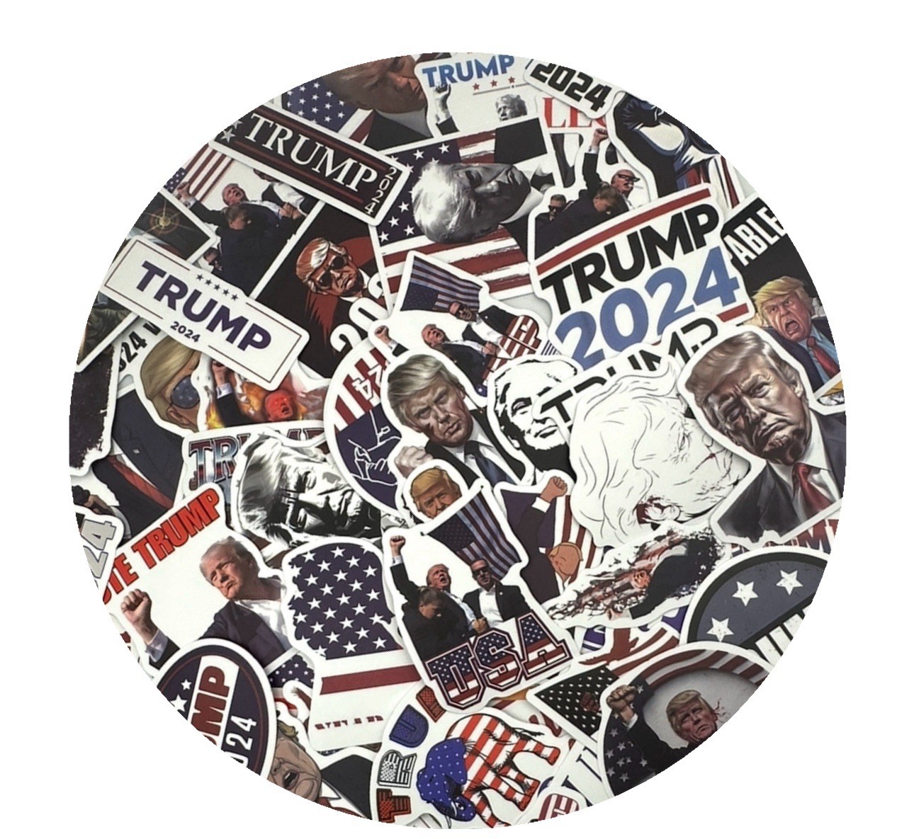 50 PCS President Donald Trump MAGA USA GRAFFITI Sticker Decals 2.5-3.5” LOT T6
