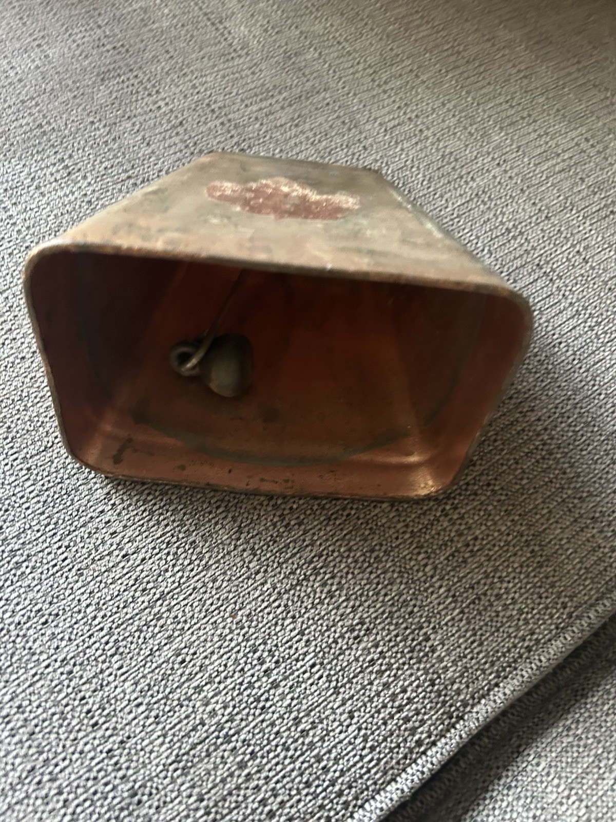 Antique Brass Cowbell