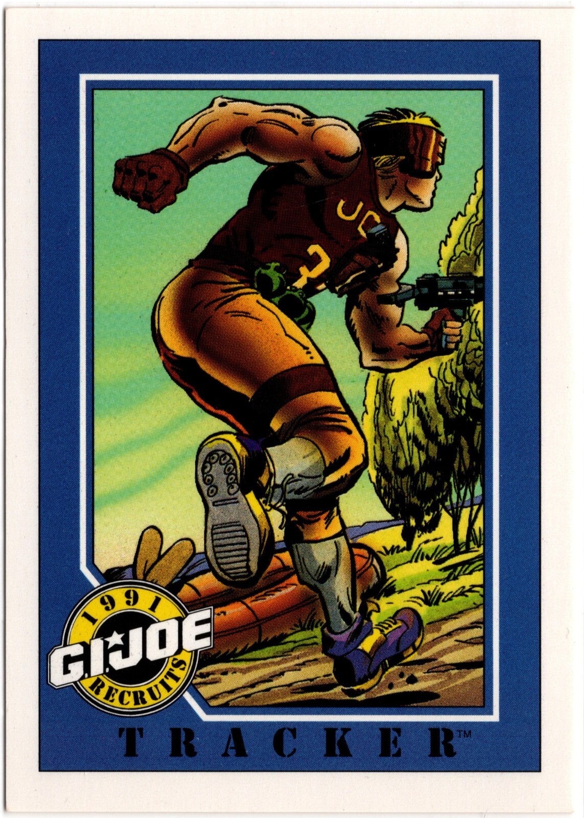 Impel G.I. Joe Series 1 Trading Card #136 • Tracker • Hasbro 1991 ARAH