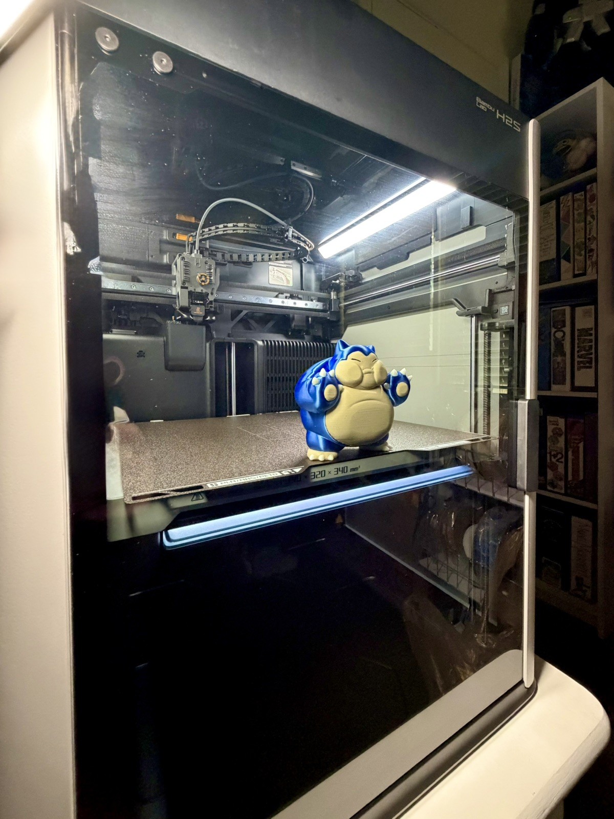 Cute ** SMALL ** Trapped Grumpy 4” Window Pokémon Snorlax 💤 3D Print 💙