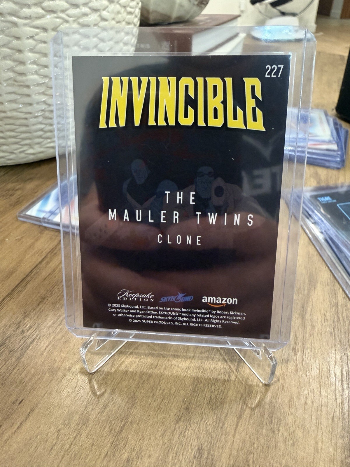Super Products Inc. Invincible Keepsake 2023 Mauler Twins Clone Splatter #227
