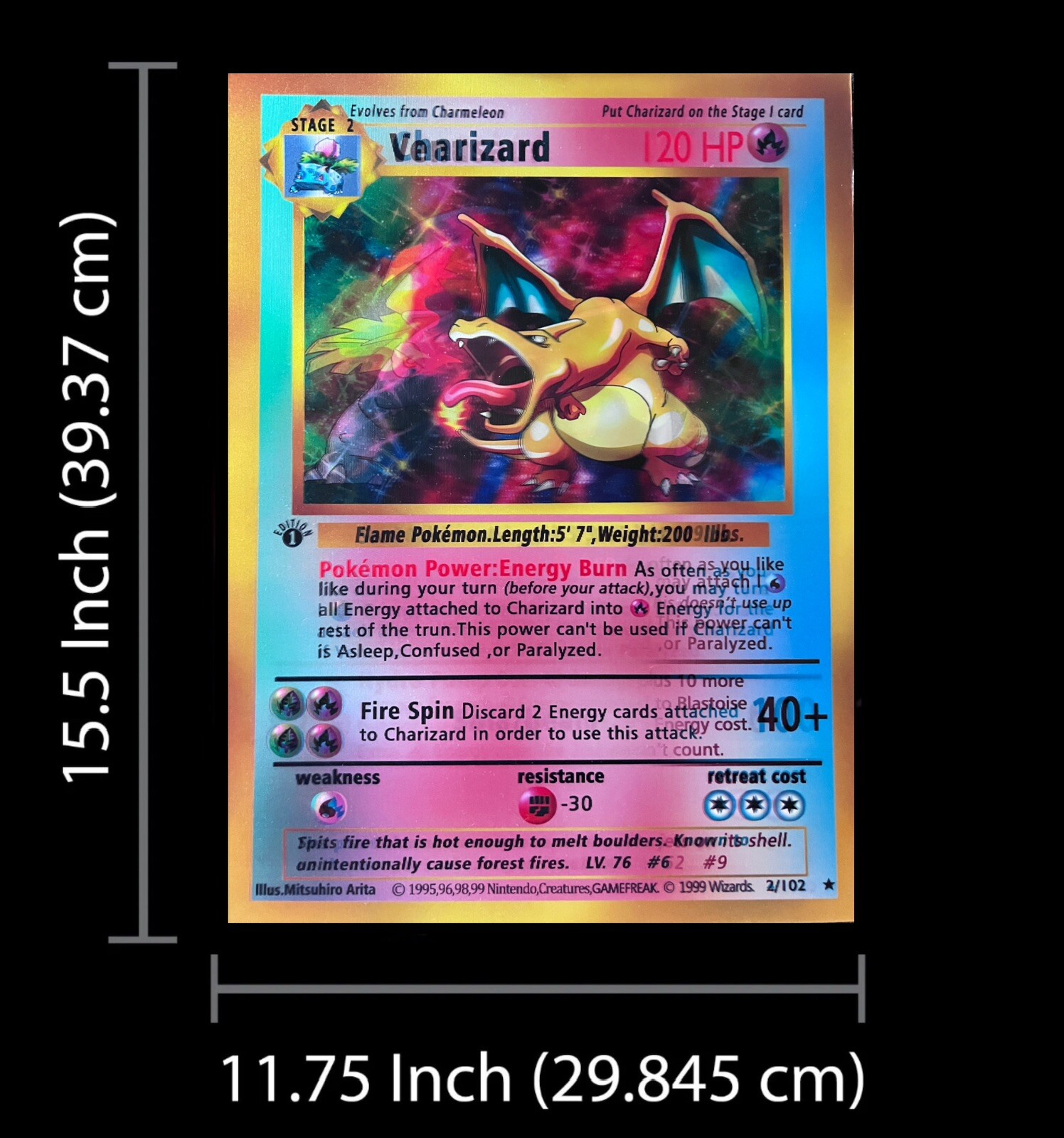 Pokémon-Venusaur,Charizard,Blastoise3D Poster 3D Lenticular Flip Effect,3 In One