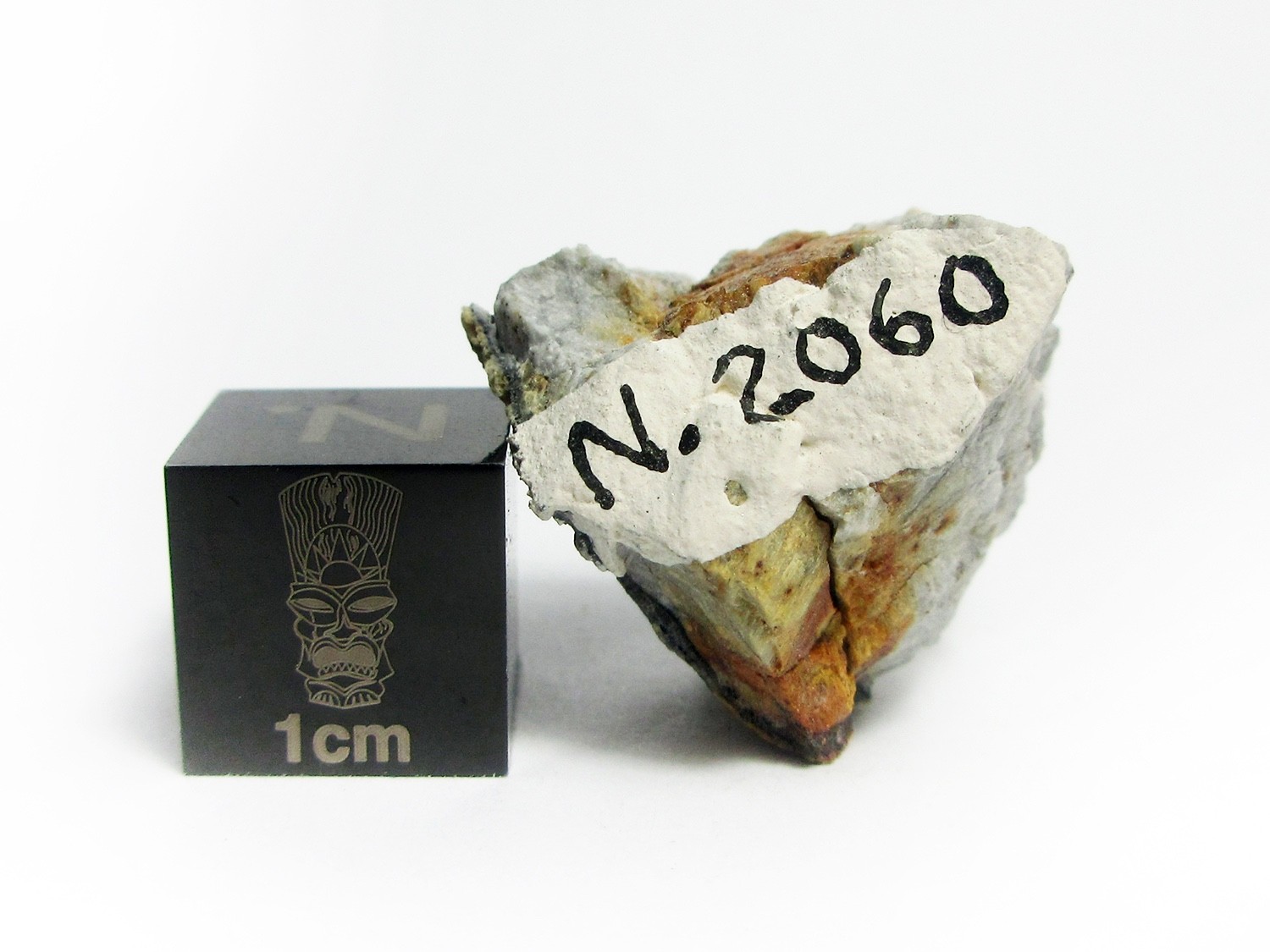 Norton County Aub 5.84g Crusted UNM IoM Collection Piece Meteorite