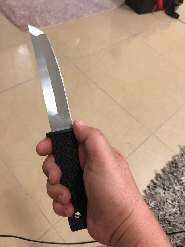 Tactical survival multi-function hunting fixed self-defense self-defense knife