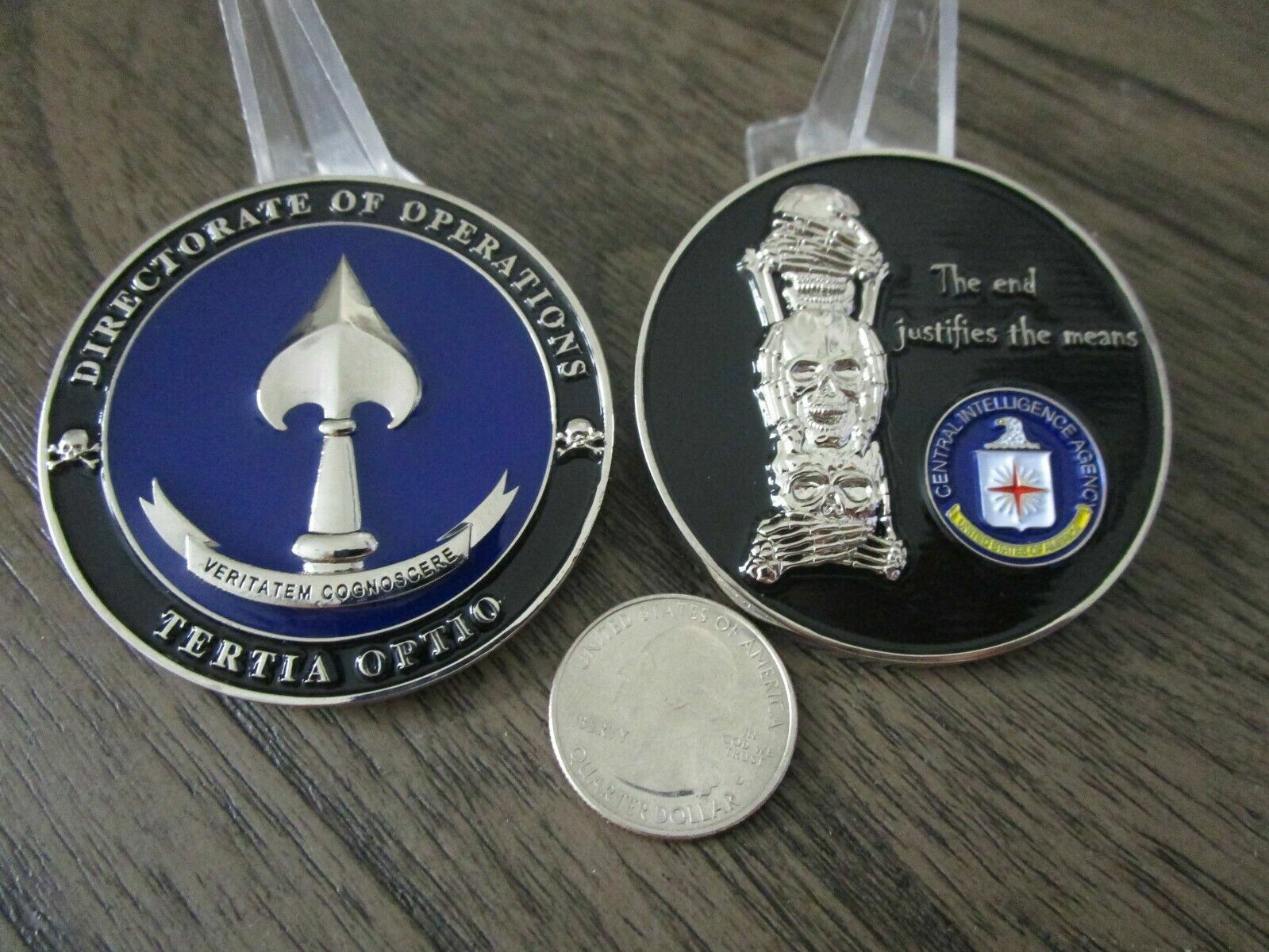 Directorate of Operations Clandestine Operations DO CIA Challenge Coin
