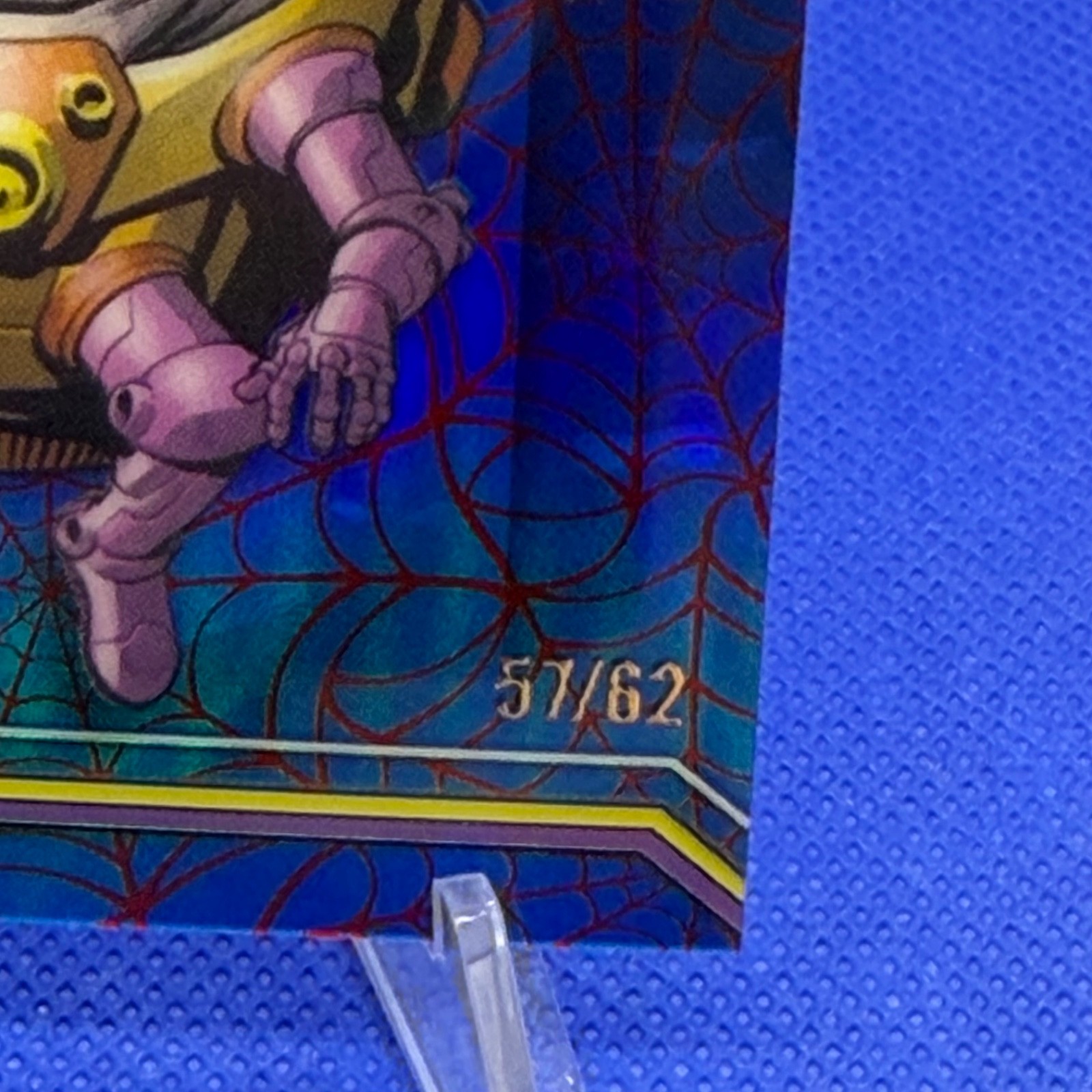 2026 TOPPS CHROME MARVEL MODOK Red/Blue Spiderweb Refractor 57/62