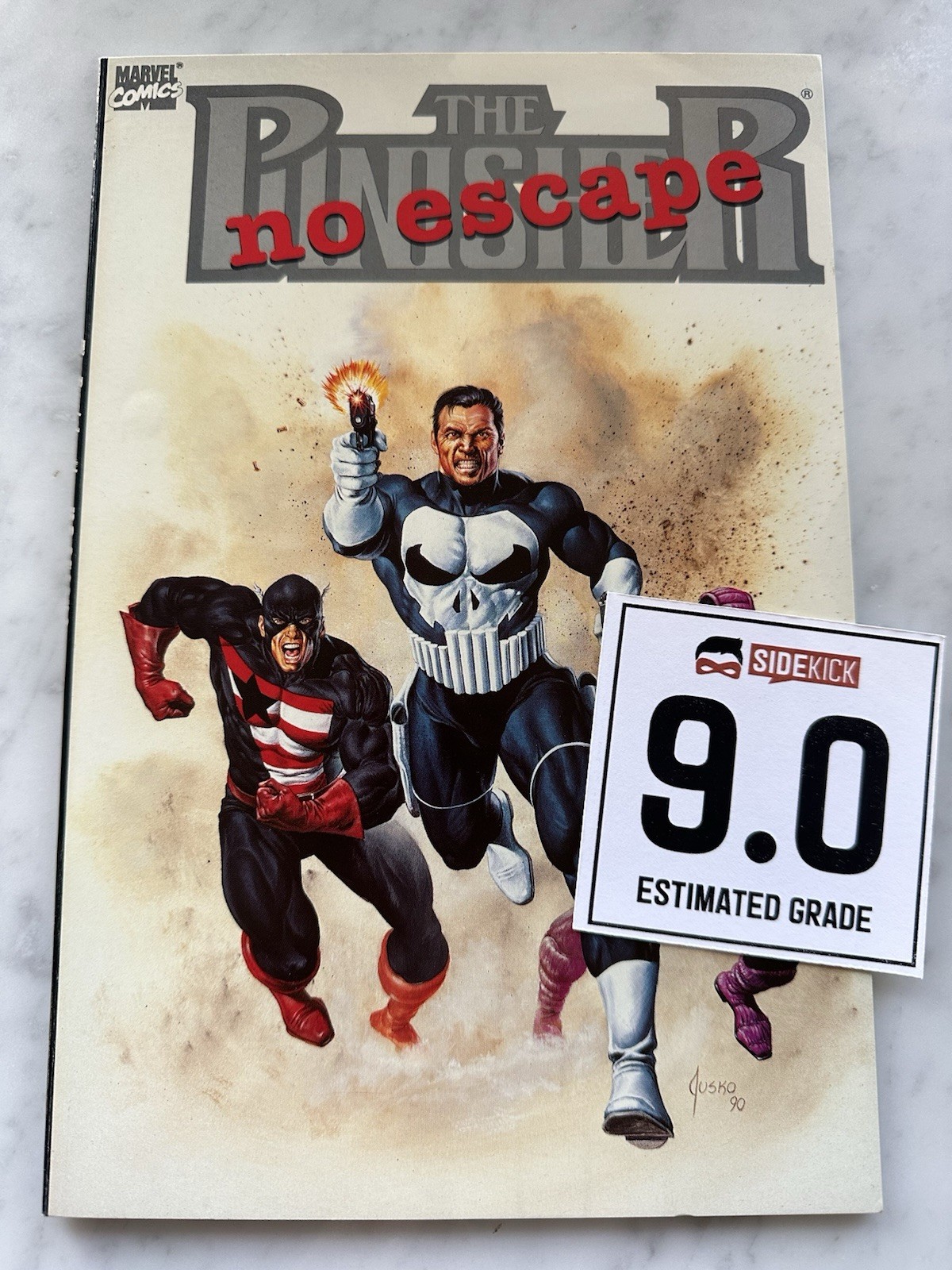 Punisher: No Escape #1 VF/NM 9.0 – Buy 5 for Free Ship! (Marvel, 1990) SB