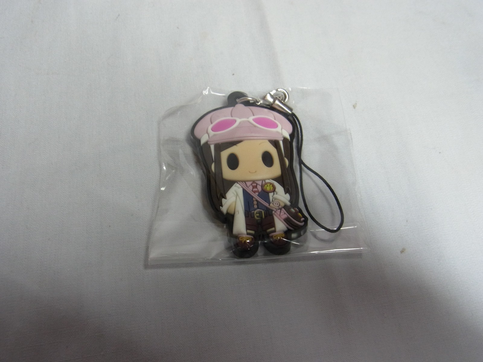 Capcom Ace Attorney Series Gyakuten Saiban Original Rubber Key-Chain Ema Skye