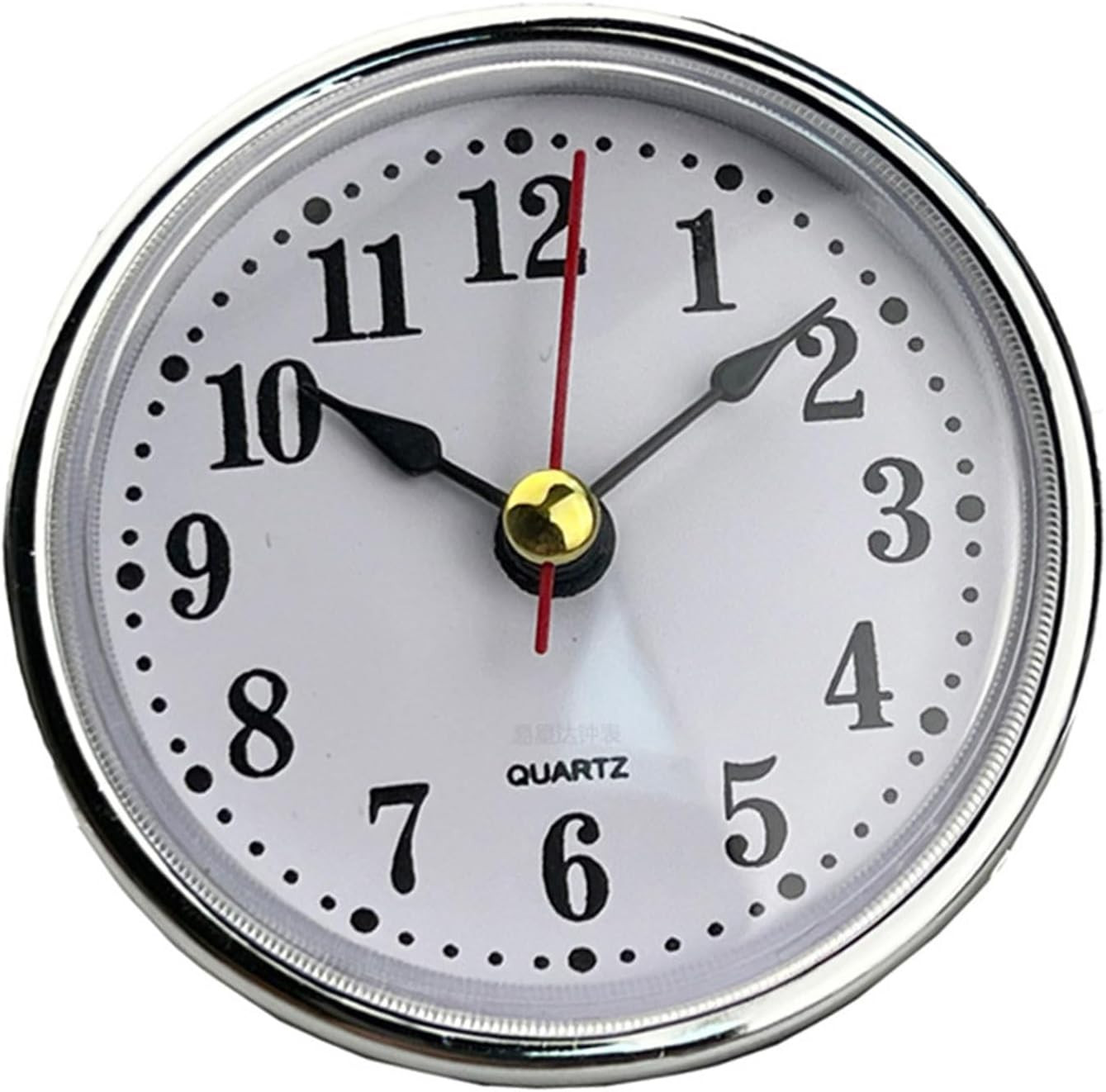 Mini Clock Insert round Clocks Movement 2-1/2 65Mm Diameter Clock Head Arabic Nu