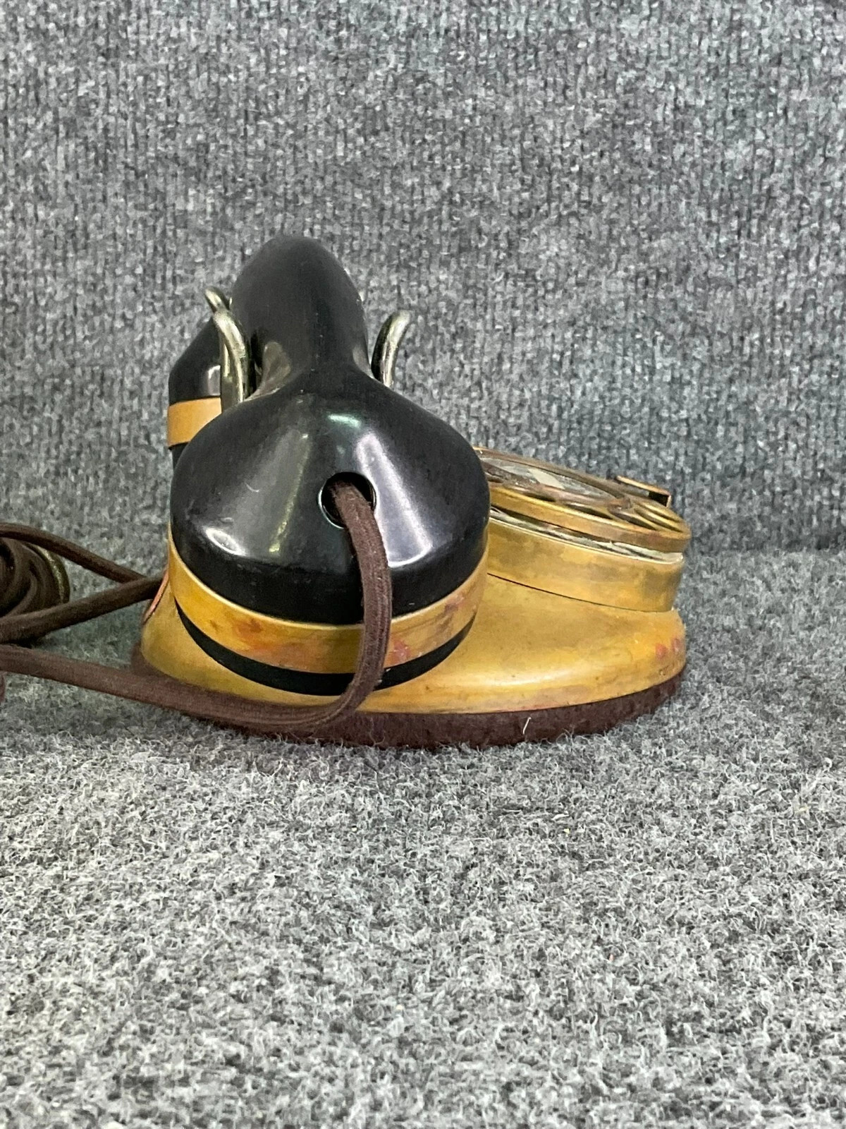 Antique Automatic Electric 1A Brass Dial Telephone Base Vintage Antique