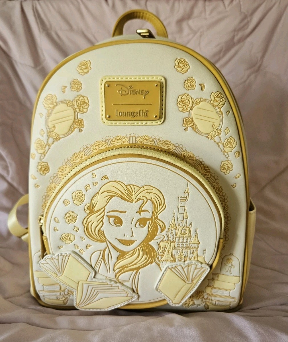 Loungefly Disney Belle Books Mini Backpack NWT Beauty and the Beast Bag